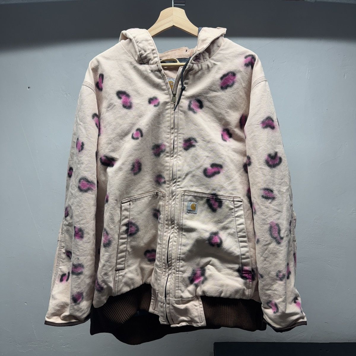 Carhartt Carhartt Leopard Print Heavyweight Work Jacket ERD Grunge Size US XXL / EU 58 / 5 - 3 Thumbnail