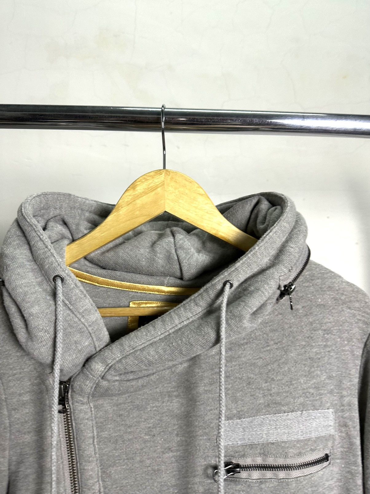 Von Dutch Von Dutch Bono Asymmetrical Gothic Punk Hoodie Size US M / EU 48-50 / 2 - 3 Thumbnail