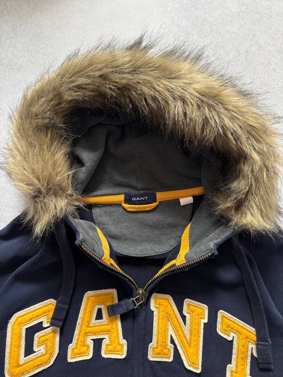 Gant Crazy Y2K Gant Fur Hoodie LGB Hysteric Glamour Style Size US XXL / EU 58 / 5 - 6 Thumbnail
