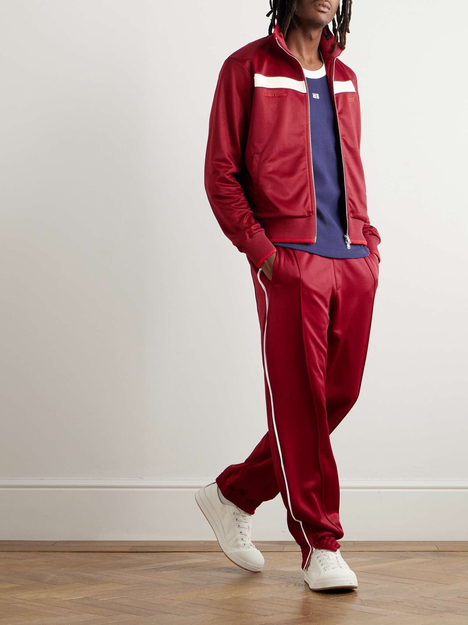 Wales Bonner o1mle0825 Essence Track Pant in Burgundy Size US 38 / EU 54 - 3 Thumbnail