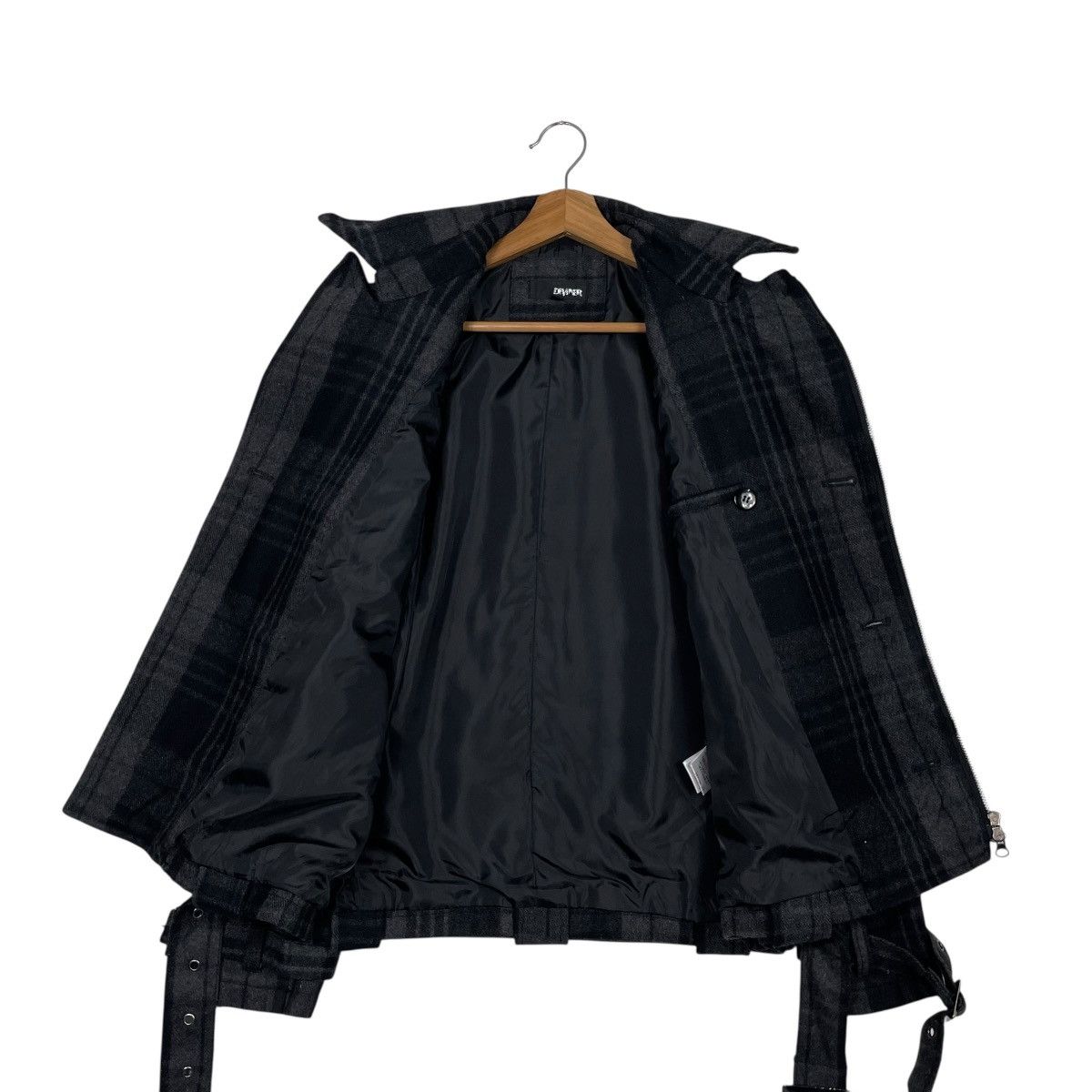 Other Japanese Brand Diviner Tartan Double Breasted Jacket Size US S / EU 44-46 / 1 - 12 Thumbnail