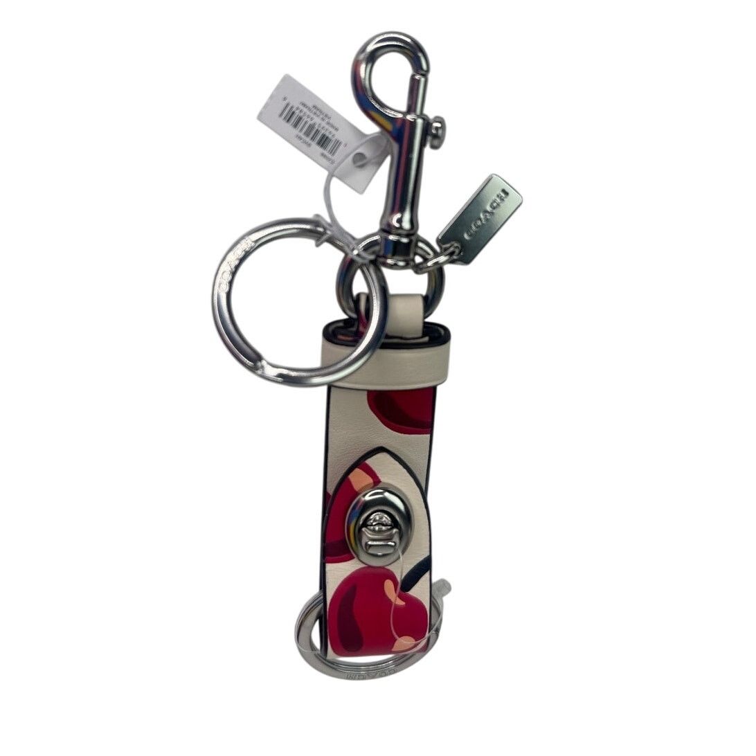 Coach Coach Trigger Snap Bag Charm With Cherry Print Keychain Size ONE SIZE - 1 Thumbnail