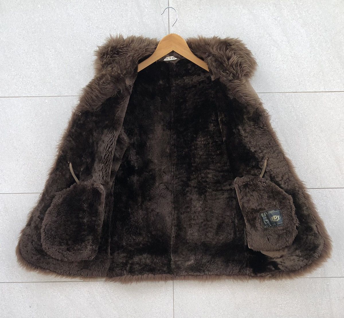 Genuine Leather S.A. ESPANAPIEL FAUX FUR & LEATHER SHERLING FASHION JACKET Size M / US 6-8 / IT 42-44 - 11 Thumbnail