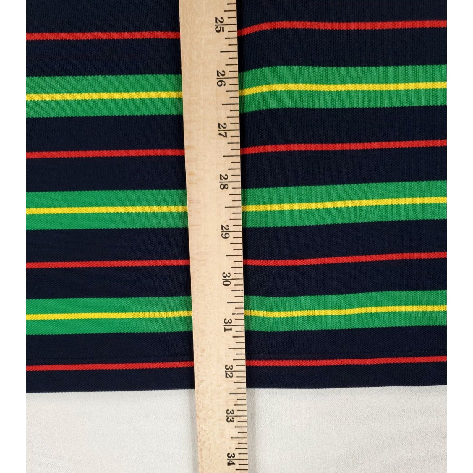 RLX Ralph Lauren RLX Ralph Lauren Polo Shirt Striped Blue Green Short Sleeve Mens XL Multicolor Size US XL / EU 56 / 4 - 6 Thumbnail
