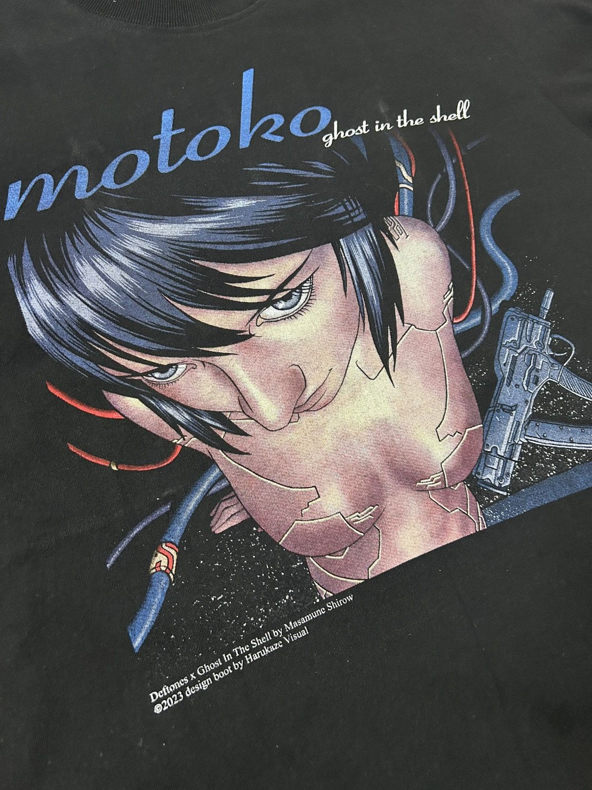 Japanese Brand Ghost in the Shell Deftones Anime Manga T shirt Size US XL / EU 56 / 4 - 1 Thumbnail