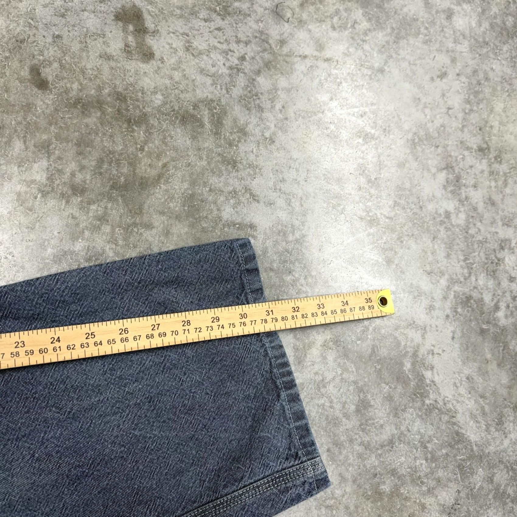 Levi's VINTAGE Levi's Silvertab Jeans Mens 33x32 Blue Relaxed Straight Carpenter Denim Jeans Size US 33 - 8 Thumbnail