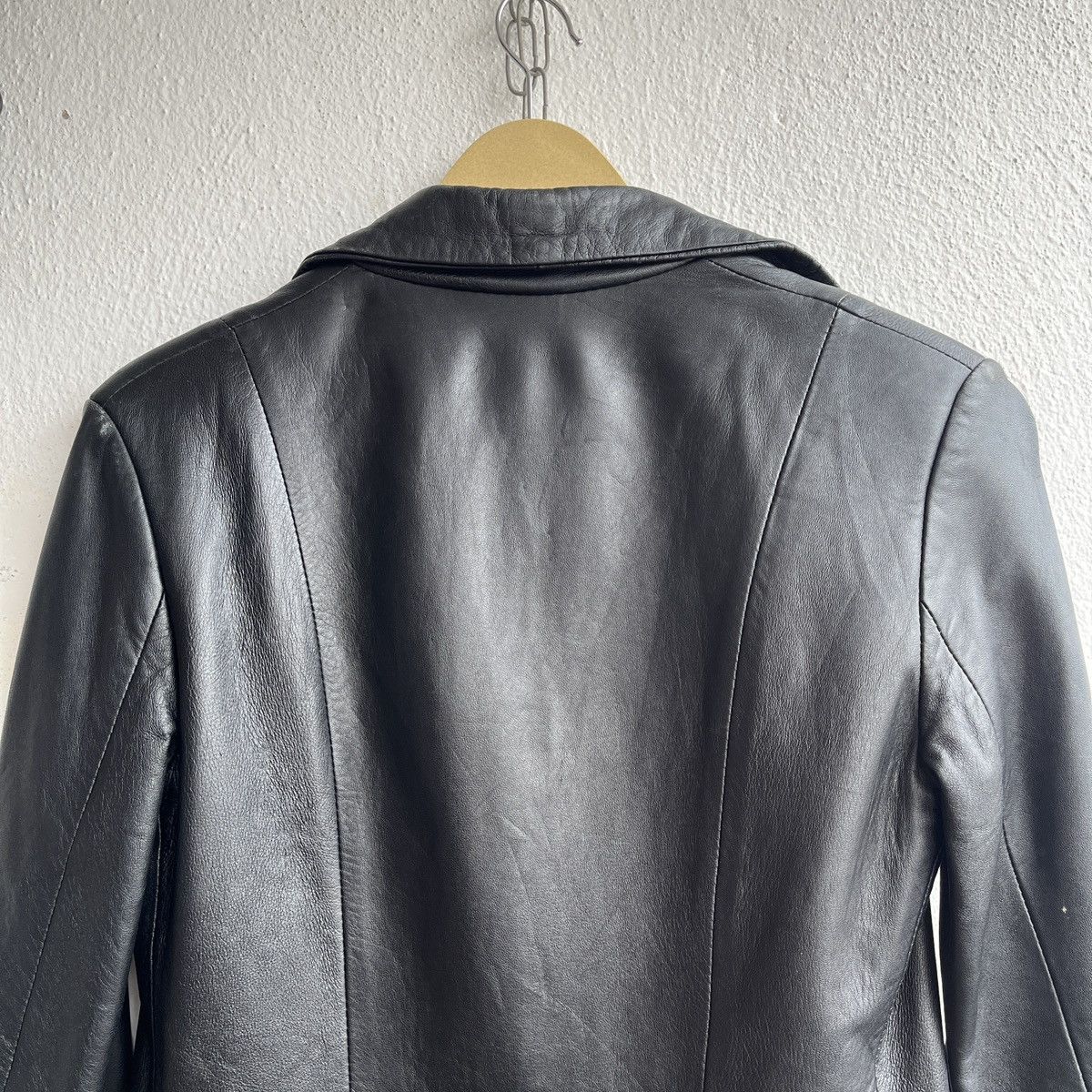 Leather × Vera Pelle Vintage Vera Pelle Long Coat Designer Leather Jacket Italy Size US S / EU 44-46 / 1 - 22 Thumbnail