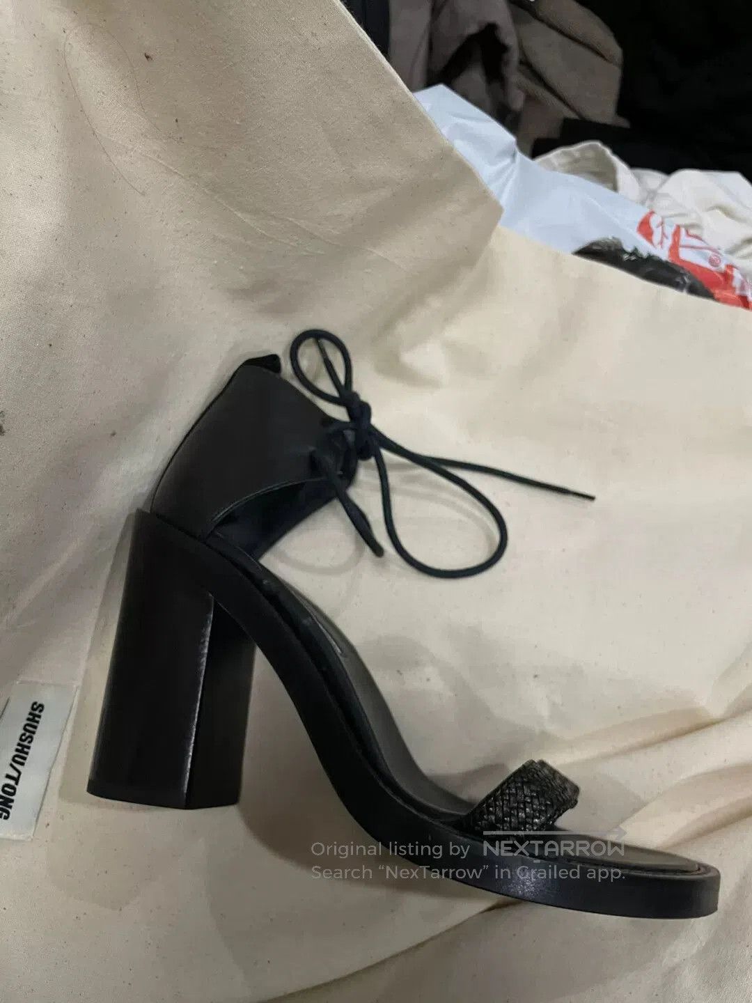 Ann Demeulemeester Ann Demeulemeester Black Heeled Sandals Size 37. Size US 6 / IT 36 - 2 Thumbnail