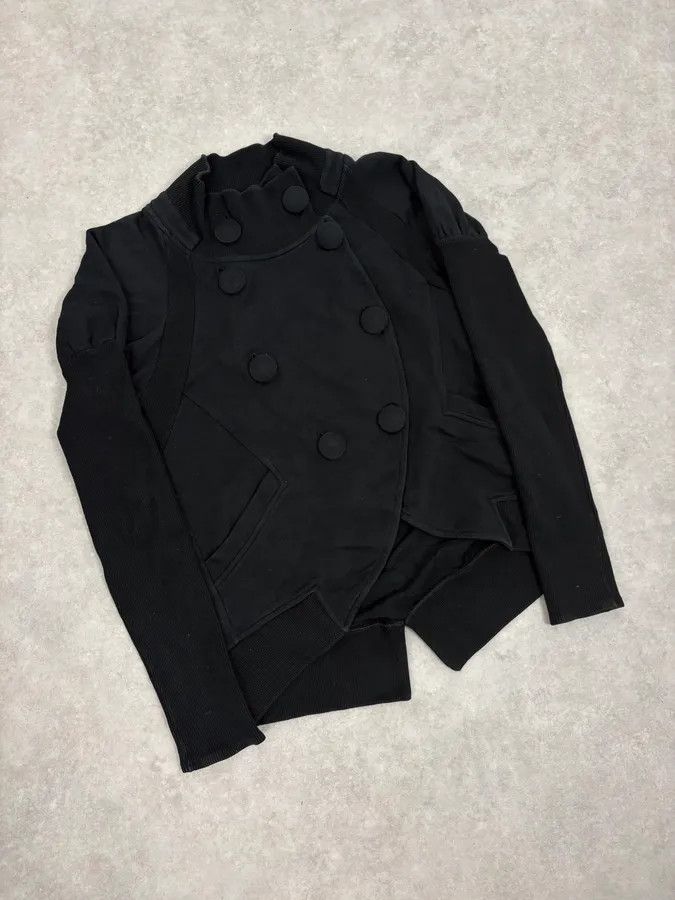 Kenzo Kenzo Asymmetrical Buttoned Light Black Jacket Size US M / EU 48-50 / 2 - 4 Thumbnail