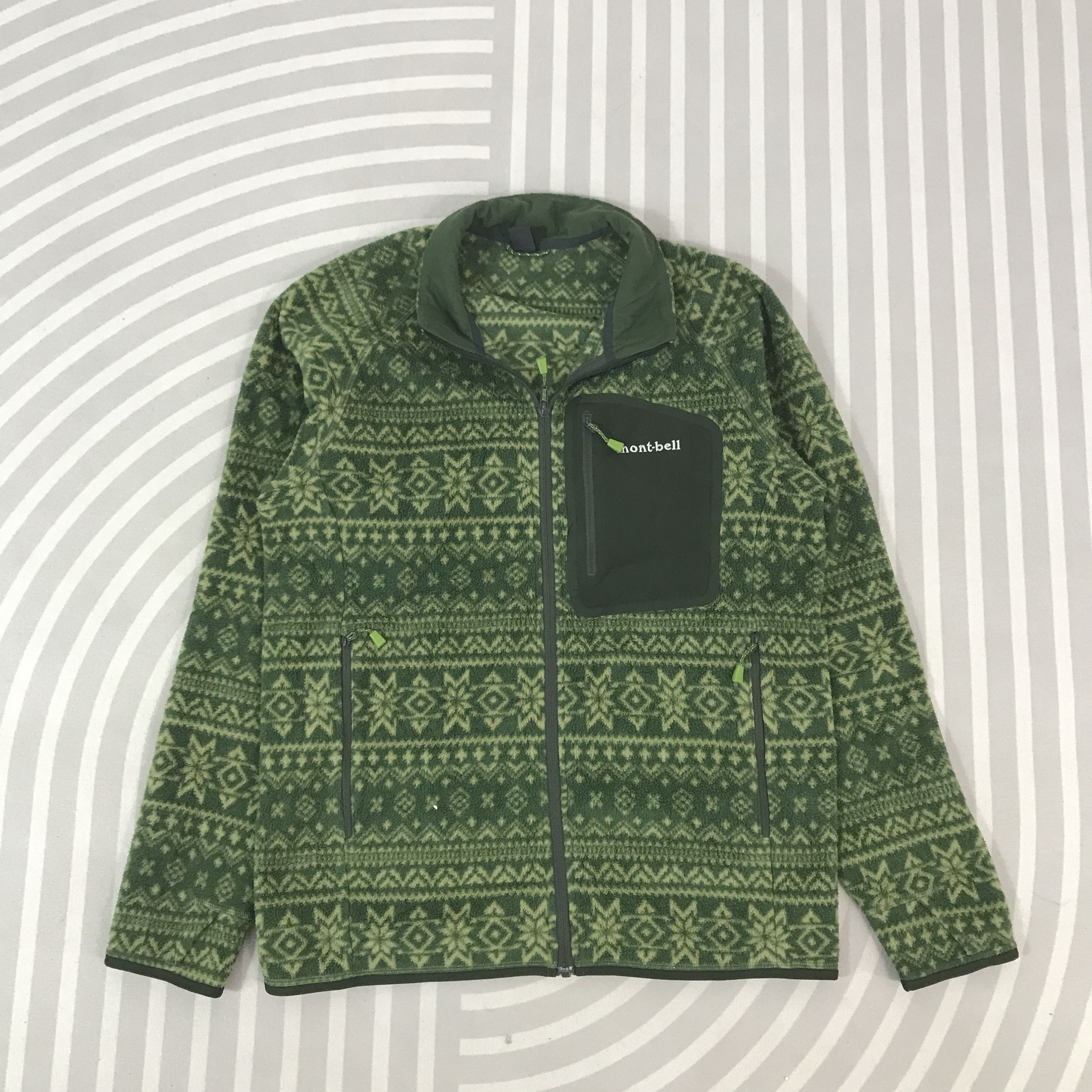 Montbell Vintage Montbell fleece zip Jacket K63B5 Size US L / EU 52-54 / 3 - 1 Thumbnail