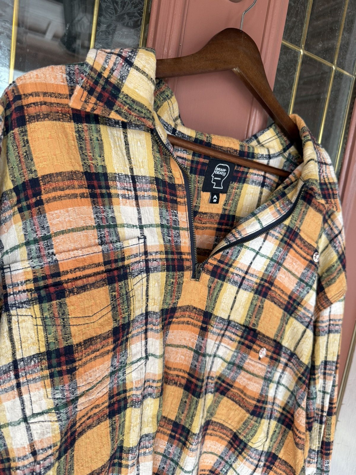 Brain Dead Crazy Rare Brain Dead Shirt Button Zip Flannel Size US S / EU 44-46 / 1 - 7 Thumbnail
