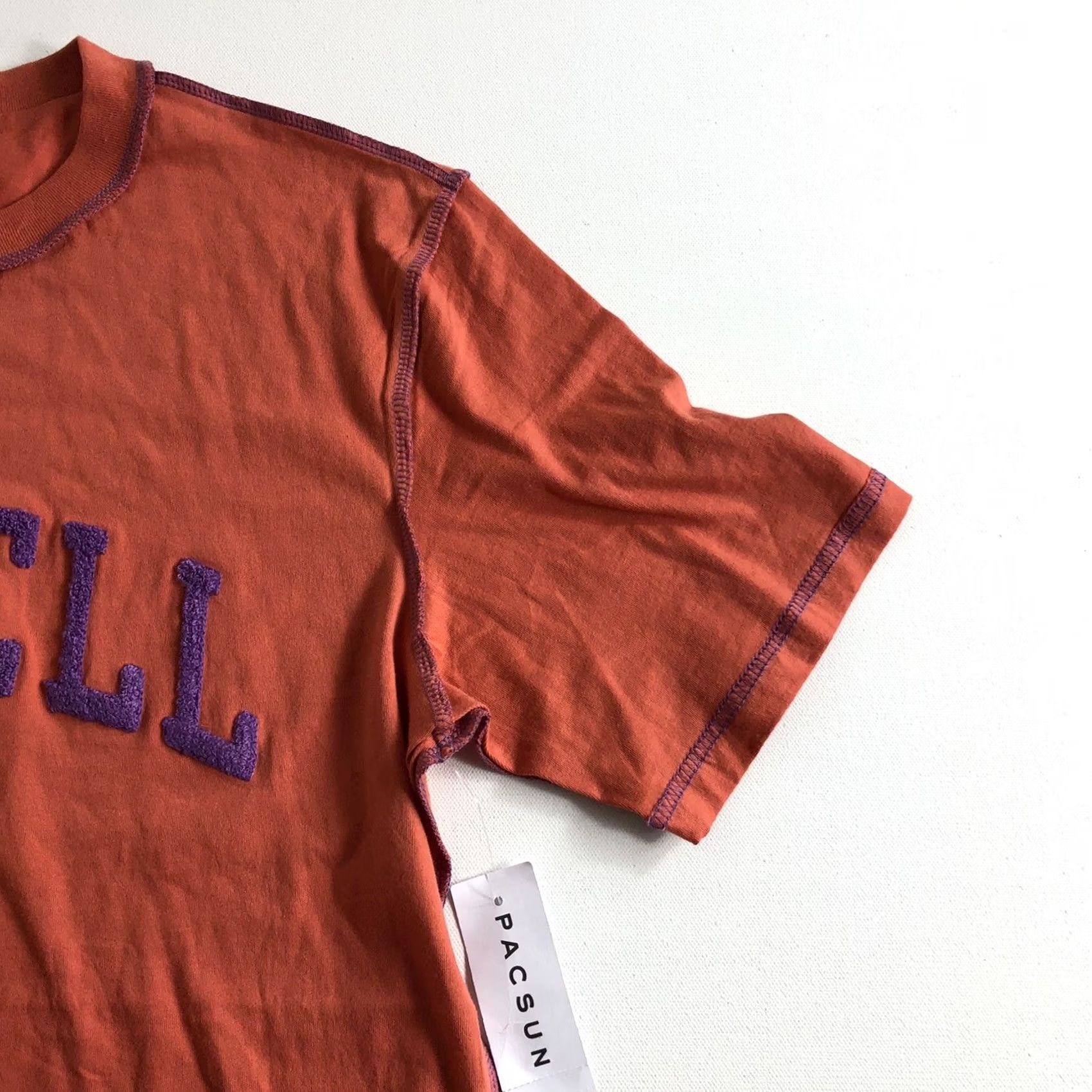 Russell Athletic VINTAGE Russell Athletic T-Shirt Crewneck Mens Small Orange 90s NWT Size US S / EU 44-46 / 1 - 4 Thumbnail