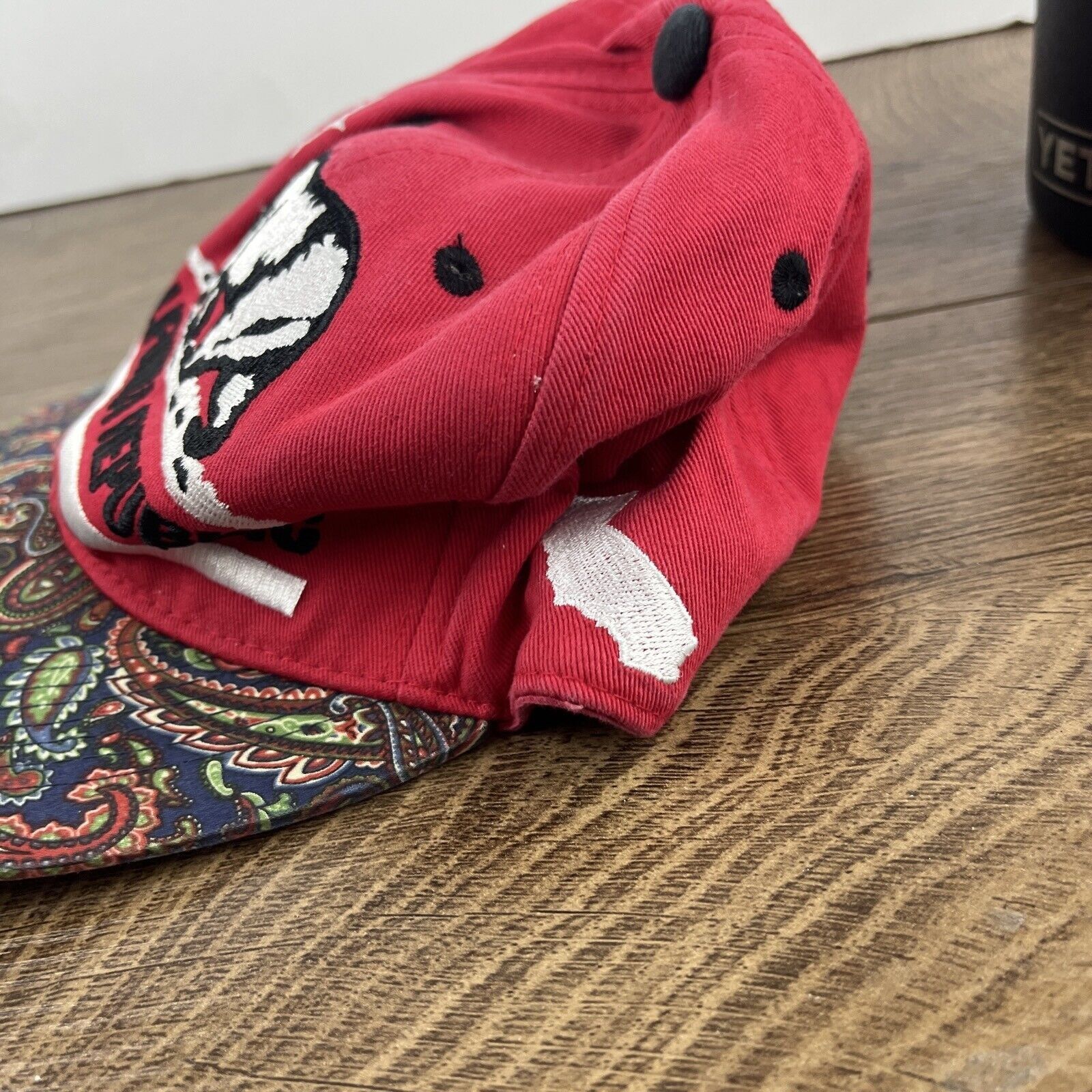 Other California Republic Hat Red Cali Bear Red Hat Adjustable Sna Size ONE SIZE - 8 Thumbnail