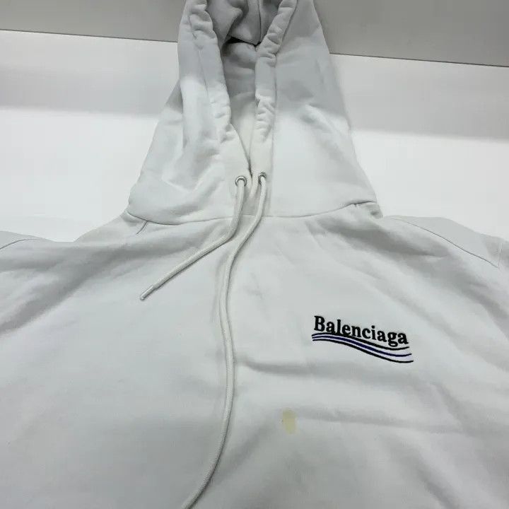 Balenciaga Balenciaga Logo Embroidered Hoodie for Men 0079-2507 Size US XS / EU 42 / 0 - 6 Thumbnail