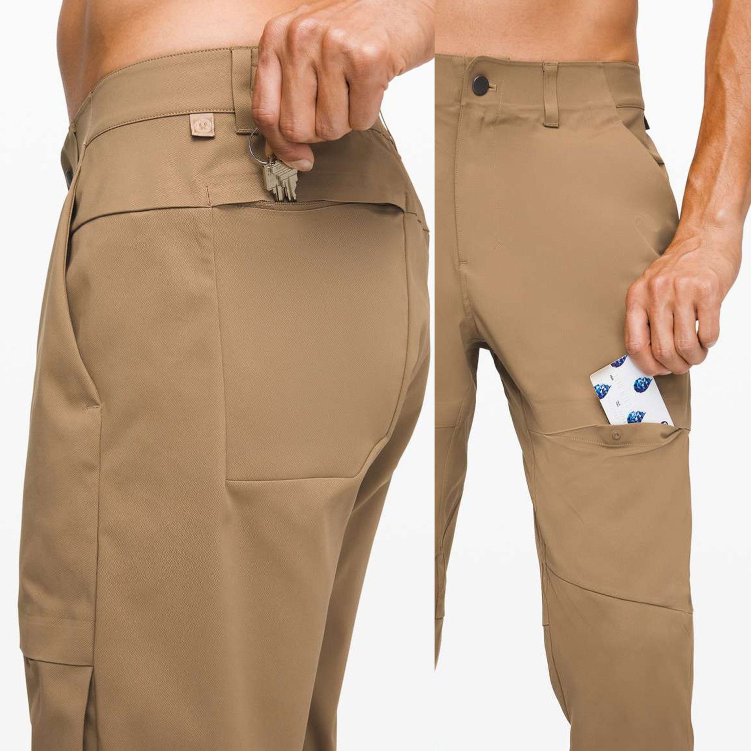Lululemon Lululemon Tech Utility Mile View Pants Men's Sz 34 Khaki EUC Size US 34 / EU 50 - 3 Thumbnail