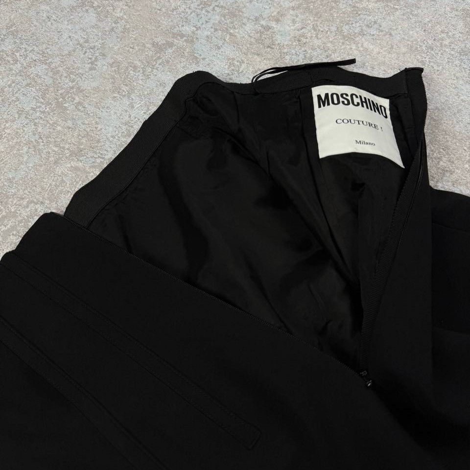 Moschino Moschino Couture Black Pencil Skirt Size 26" / US 2 / IT 38 - 4 Thumbnail
