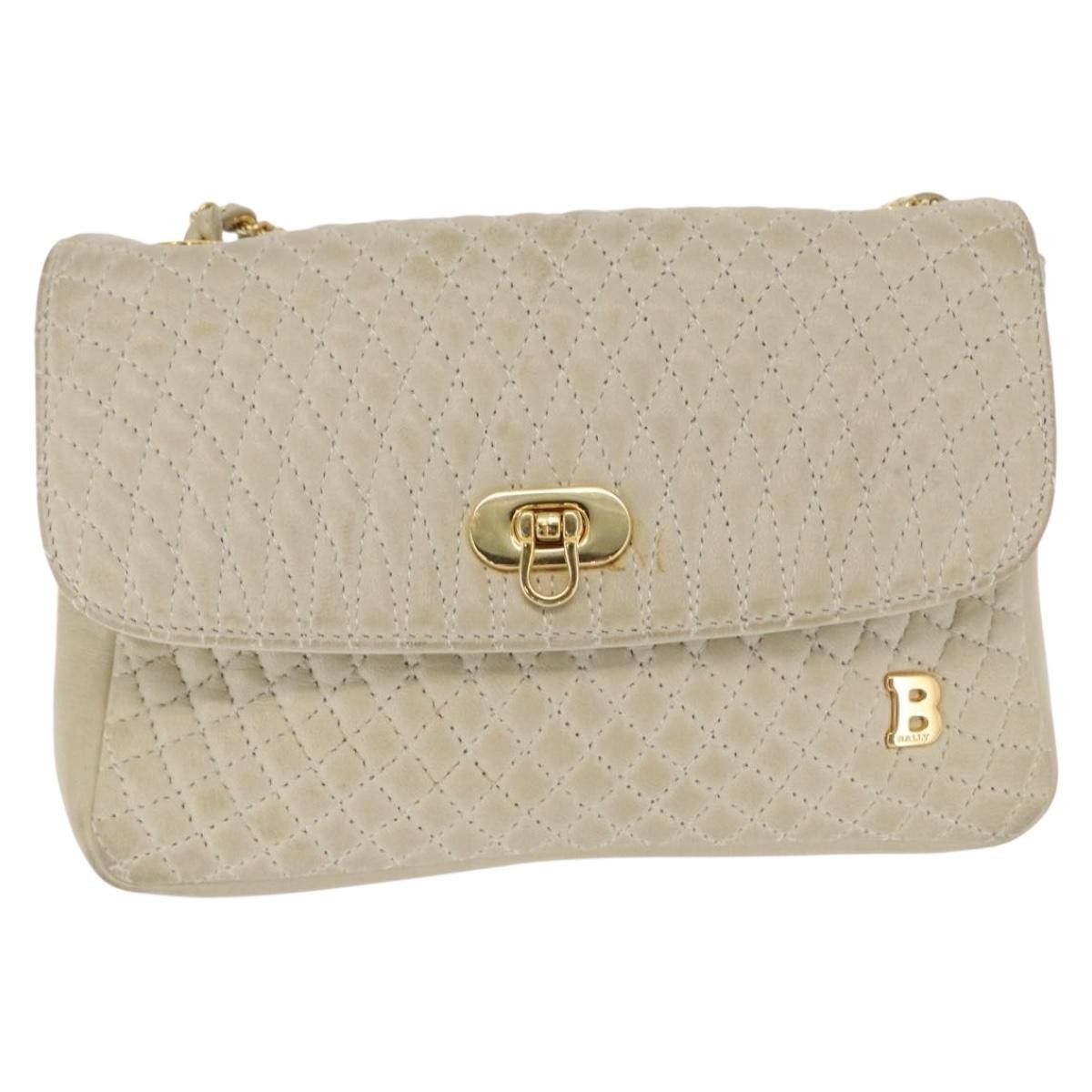Bally Bally Vintage Chain Quilted Leather Size ONE SIZE - 1 Thumbnail