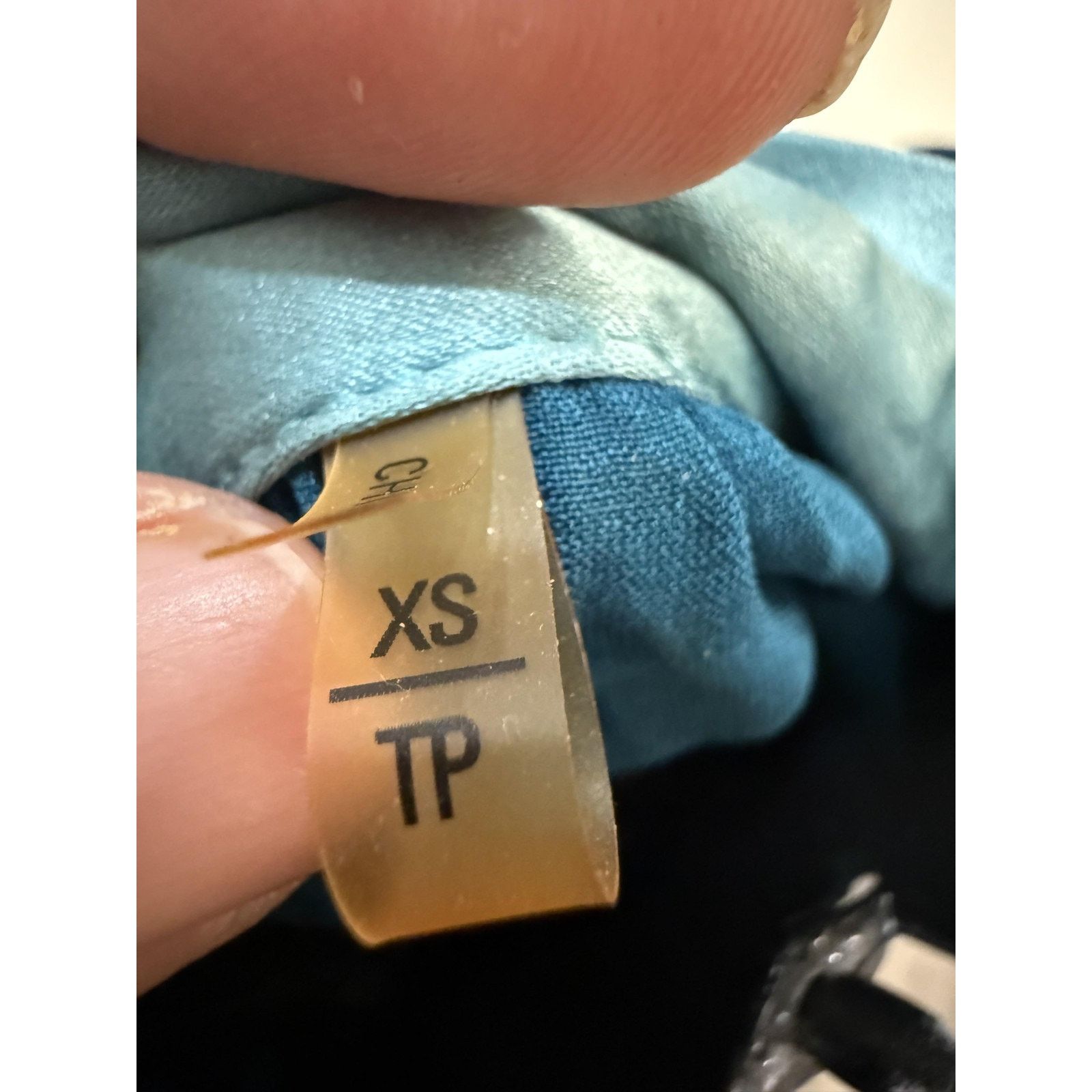 Elie Tahari Elie Tahari Women’s XS Sleeveless Blouse Teal Baroque Size XS / US 0-2 / IT 36-38 - 8 Thumbnail