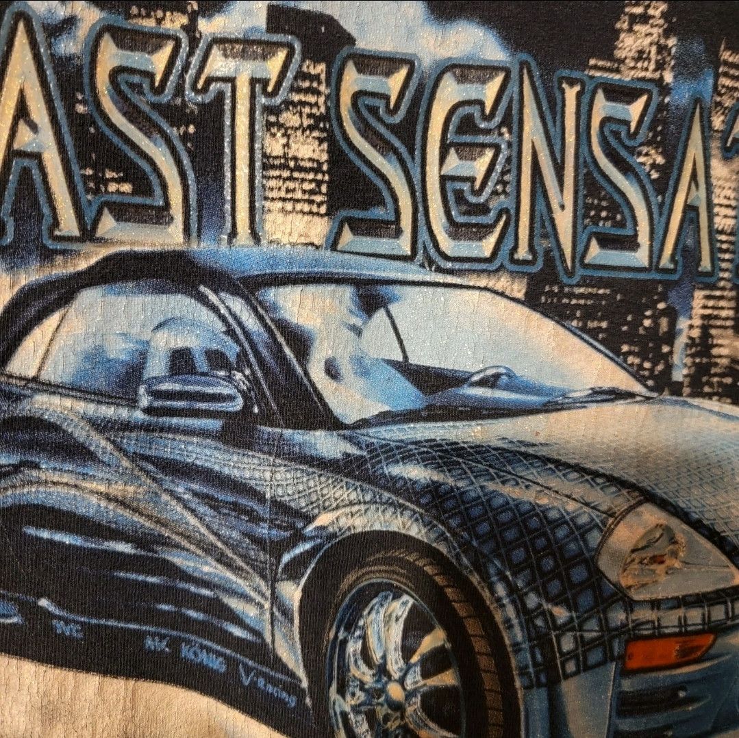Vintage Vintage 2 Fast 2 Furious Movie Promo T-shirt Fast Sensation Size US XL / EU 56 / 4 - 4 Thumbnail