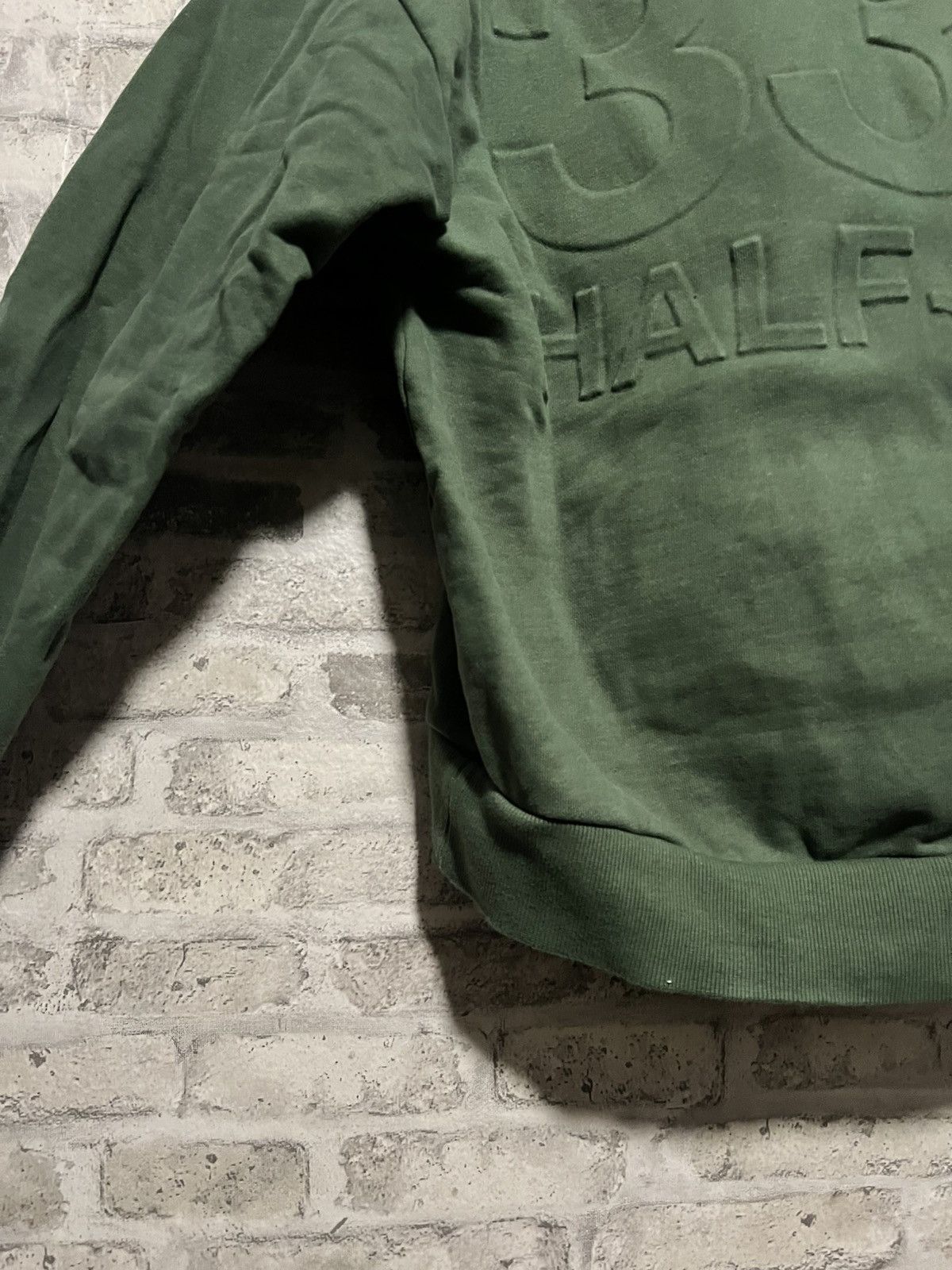 Half Evil HALF EVIL - EMBOSSED LOGO HOODIE (GREEN) MEDIUM Size US M / EU 48-50 / 2 - 10 Thumbnail