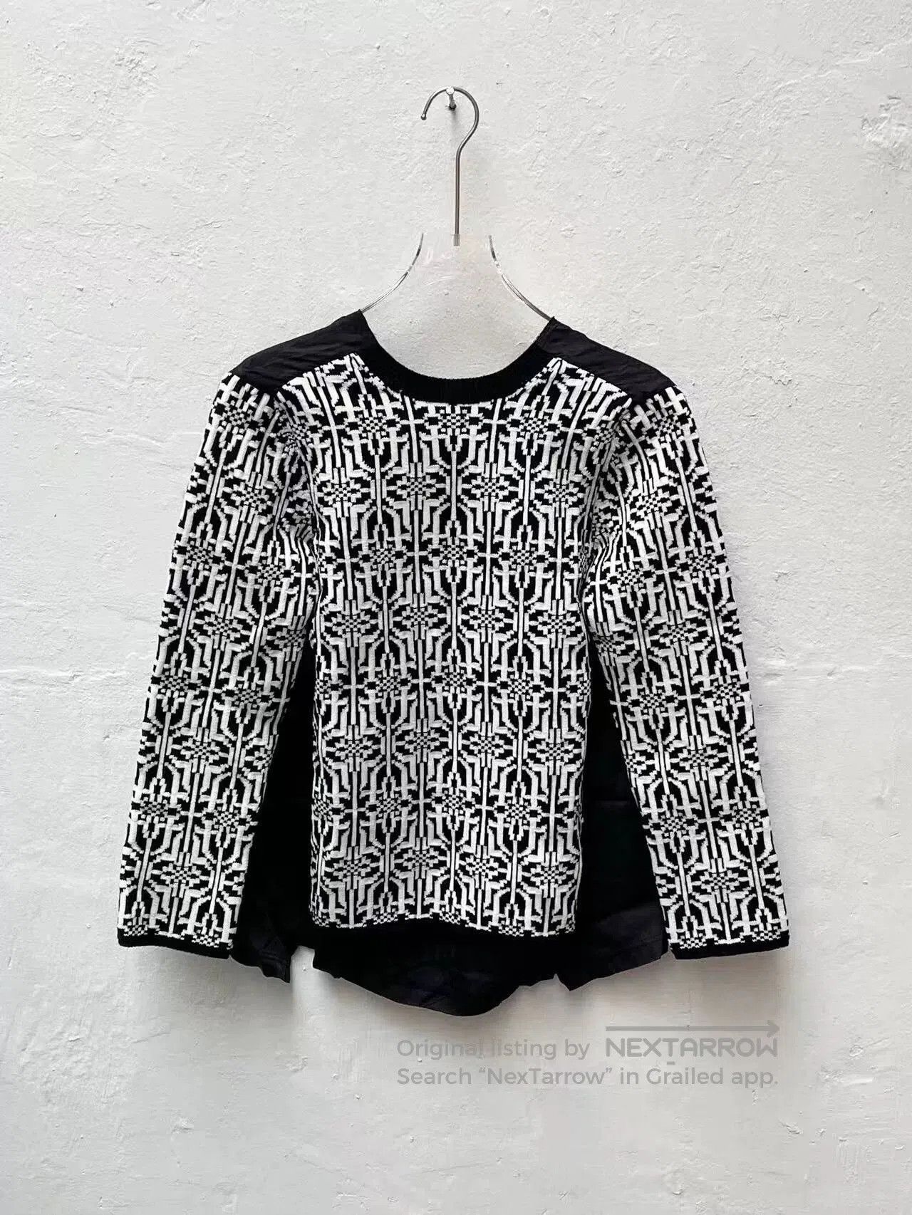 Comme des Garcons Comme des Garcons Black White Sweater. Size S / US 4 / IT 40 - 1 Thumbnail