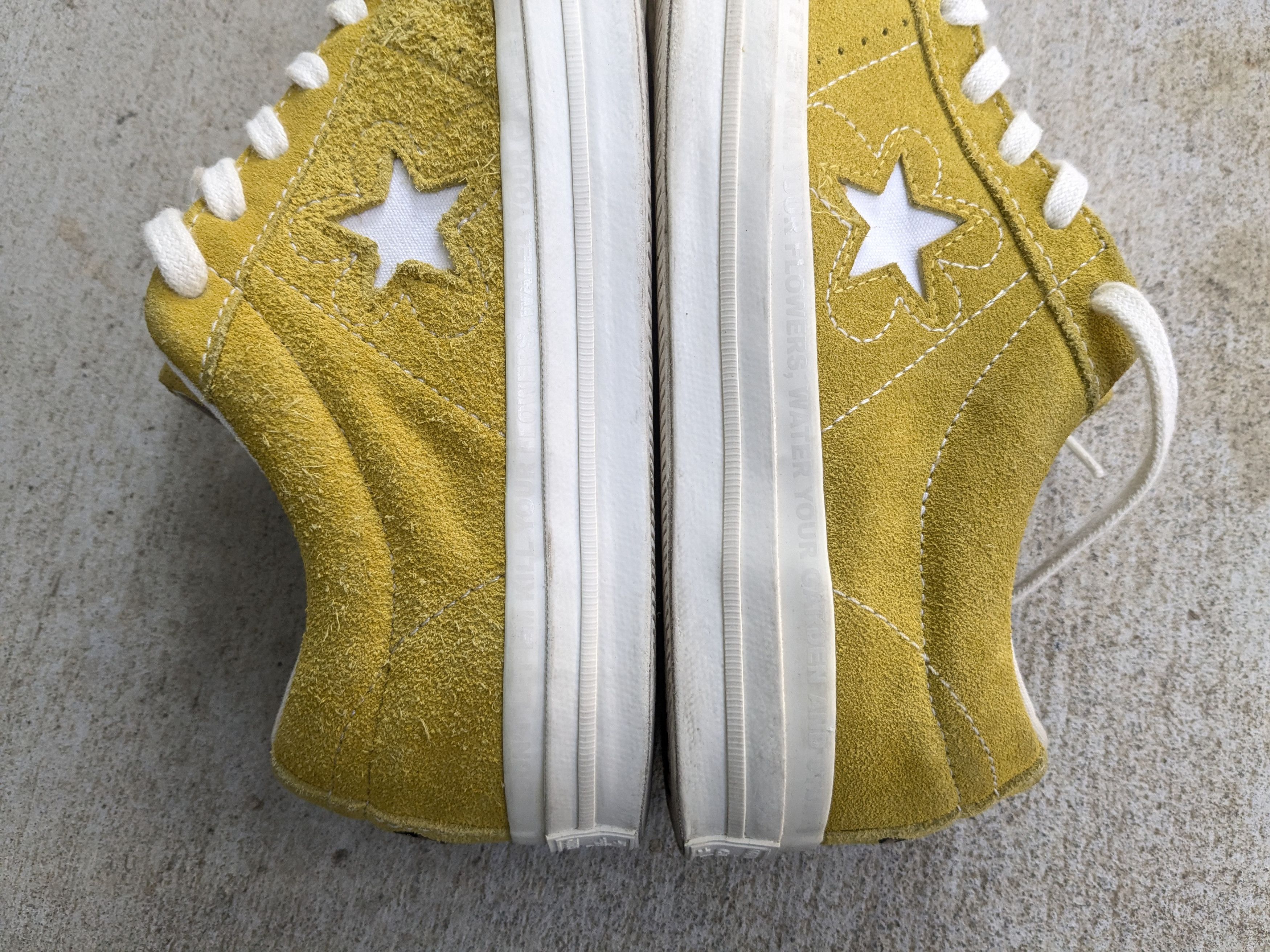 Converse × Golf Wang Converse One Star Golf Le Fleur Sulfur 6 Yellow Suede Size US 6 / EU 39 - 12 Thumbnail