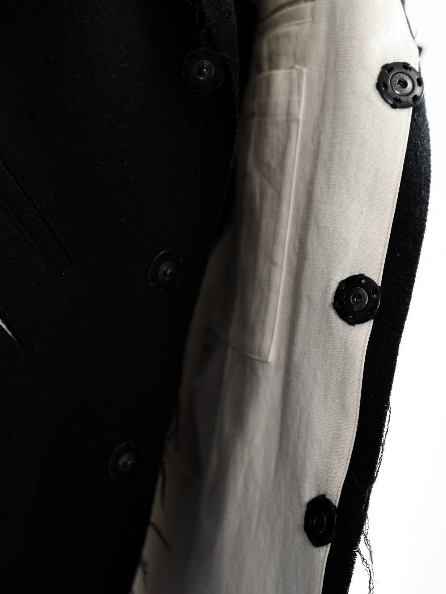 Yohji Yamamoto Yohji Yamamoto 09AW Scratched Runway Jacket Size 2 Size US M / EU 48-50 / 2 - 7 Thumbnail