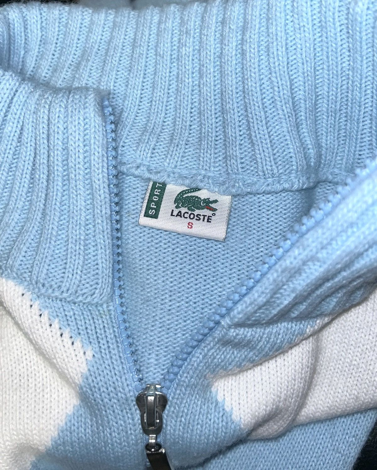 Lacoste Lacoste Diamond Pattern Sweater Size US M / EU 48-50 / 2 - 3 Thumbnail
