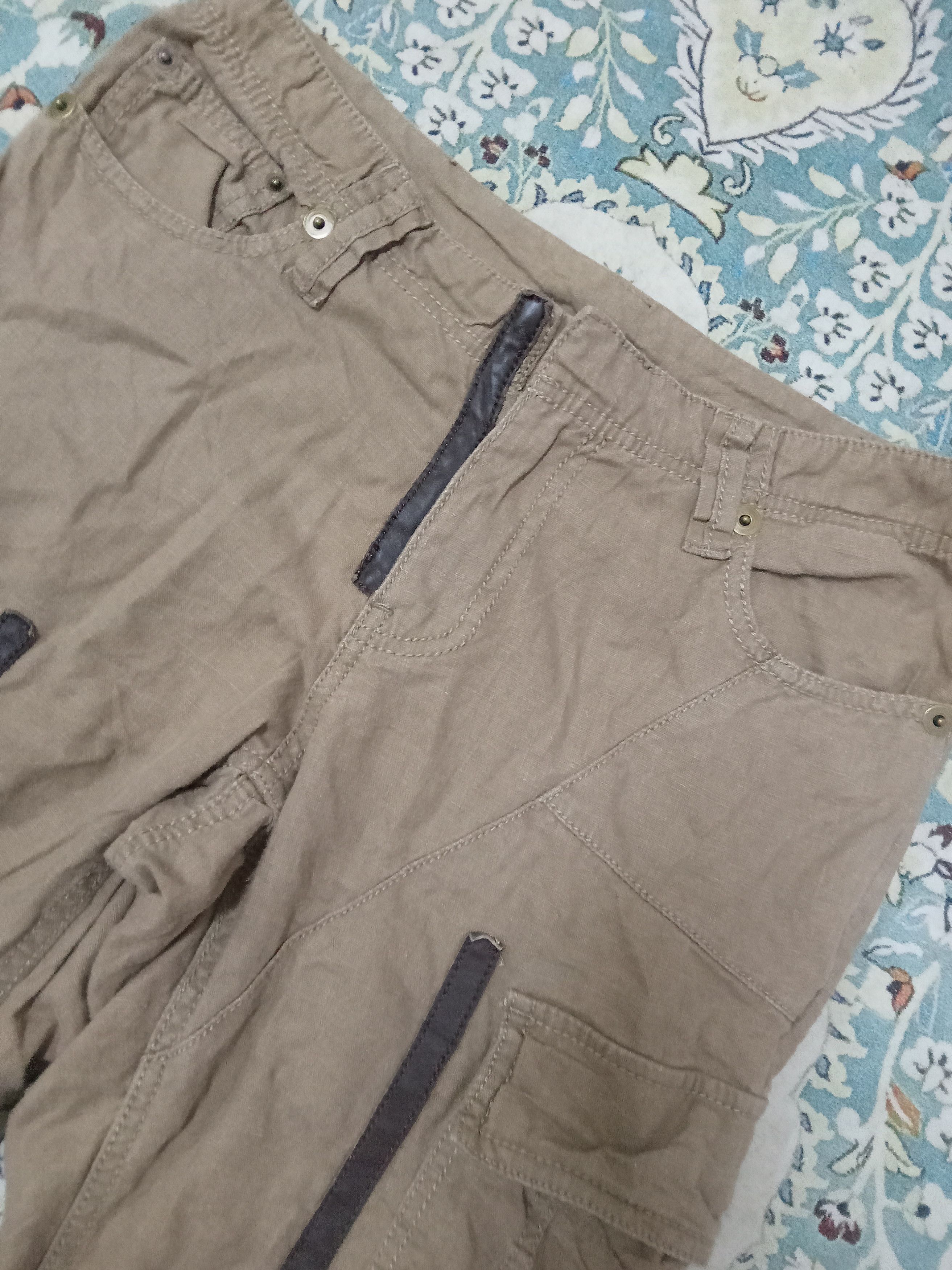 Tornado Mart Tornado Mart Rare Design Cargo Pants Size 32" / US 10 / IT 46 - 8 Thumbnail