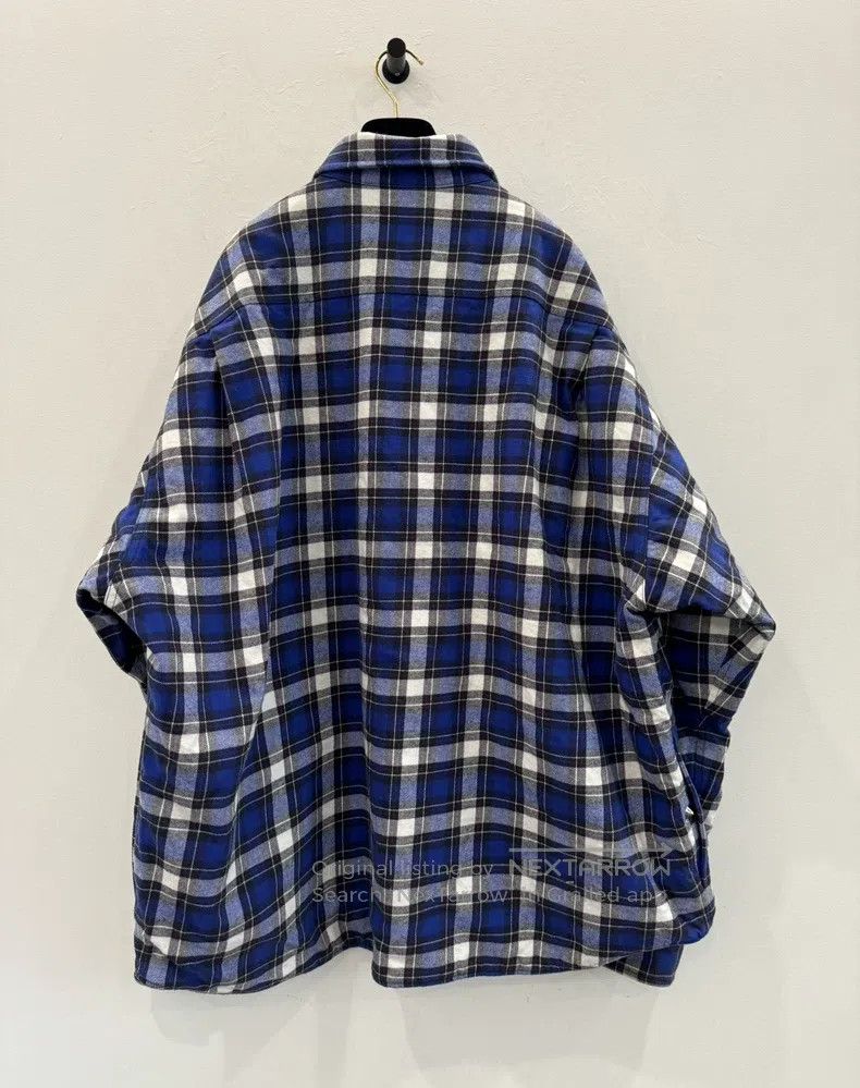 Balenciaga Balenciaga size 37 Blue Plaid Designer Shirt Cotton Jacket Size US XXS / EU 40 - 3 Thumbnail