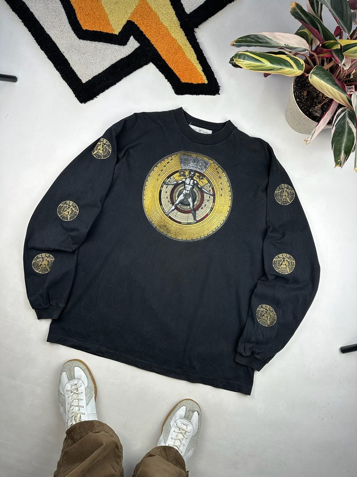 Vintage Vintage acid Longsleeve t-shirt Tie-dye lsd Size US XL / EU 56 / 4 - 1 Thumbnail