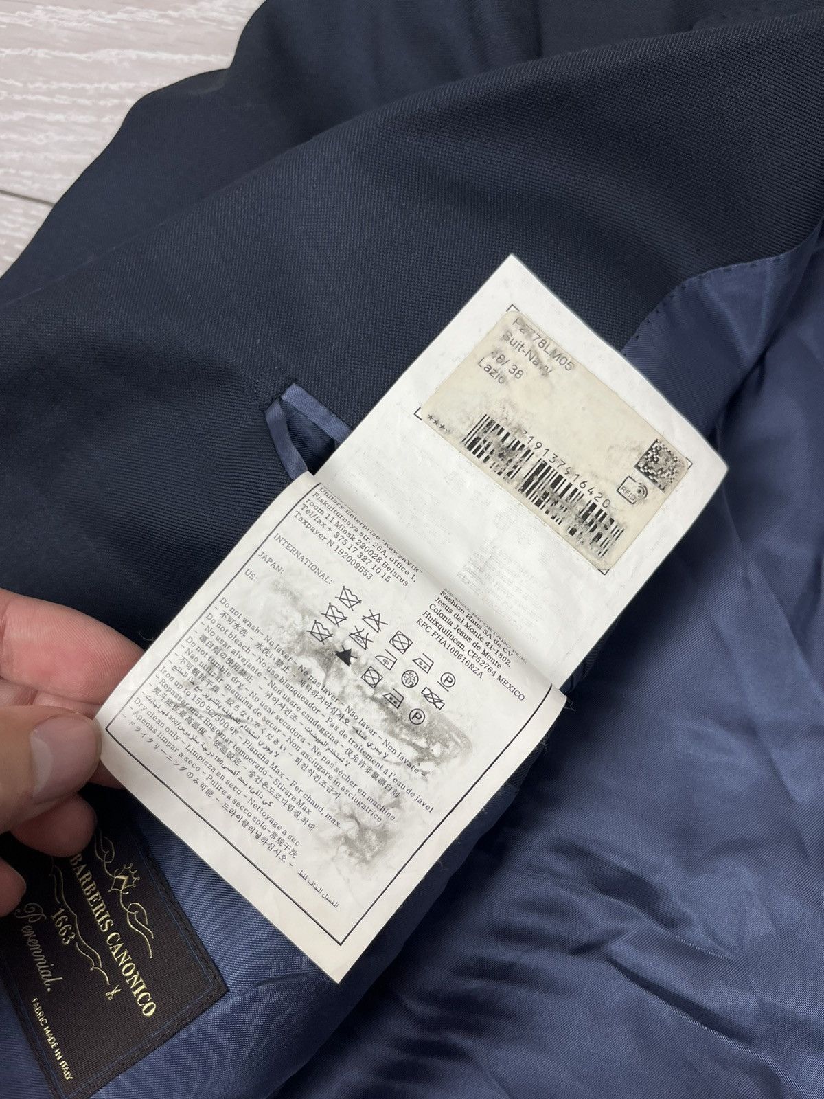 Suitsupply Suitsupply Vitale Barberis Lazio Blue Blazer Jacket Size 44R - 11 Thumbnail