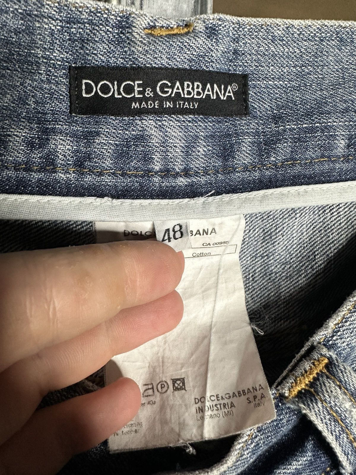 Dolce & Gabbana Dolce & Gabbana Distressed Archival Denim Jeans IT 48 Size US 32 / EU 48 - 20 Thumbnail