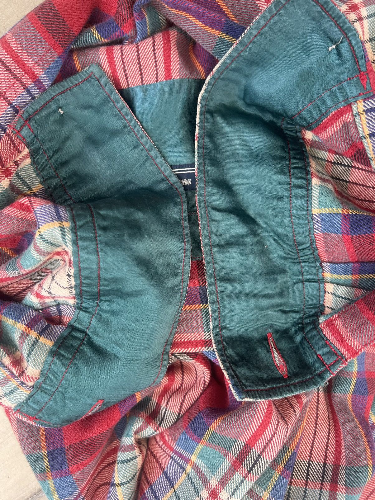 Nicole Club Vintage 90s Nicole Club For Men Plaid Tartan Flannel Shirt Size US L / EU 52-54 / 3 - 21 Thumbnail
