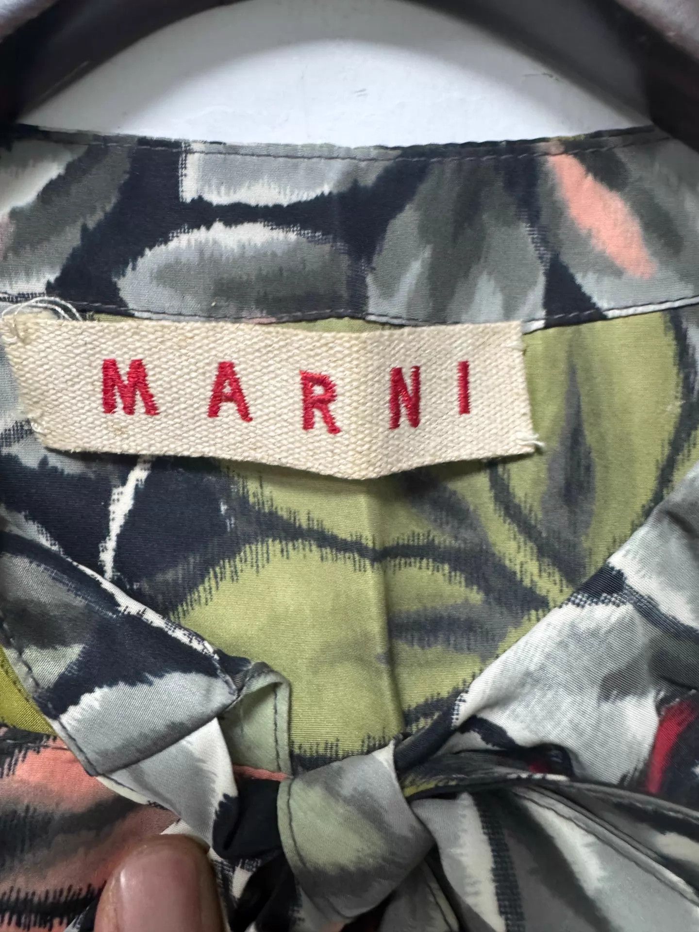 Marni MARNI two-piece printed wrap dress Size XS / US 0-2 / IT 36-38 - 4 Thumbnail