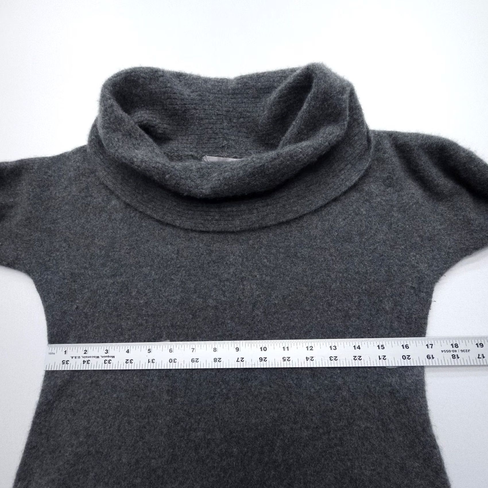 Athleta Athleta Cashmere Cowl Neck Sweater Womens XL Gray Ribbed Sleeves Long Sleeve Pullover Knit Casual City Xl Womens Size XL / US 12-14 / IT 48-50 - 6 Thumbnail