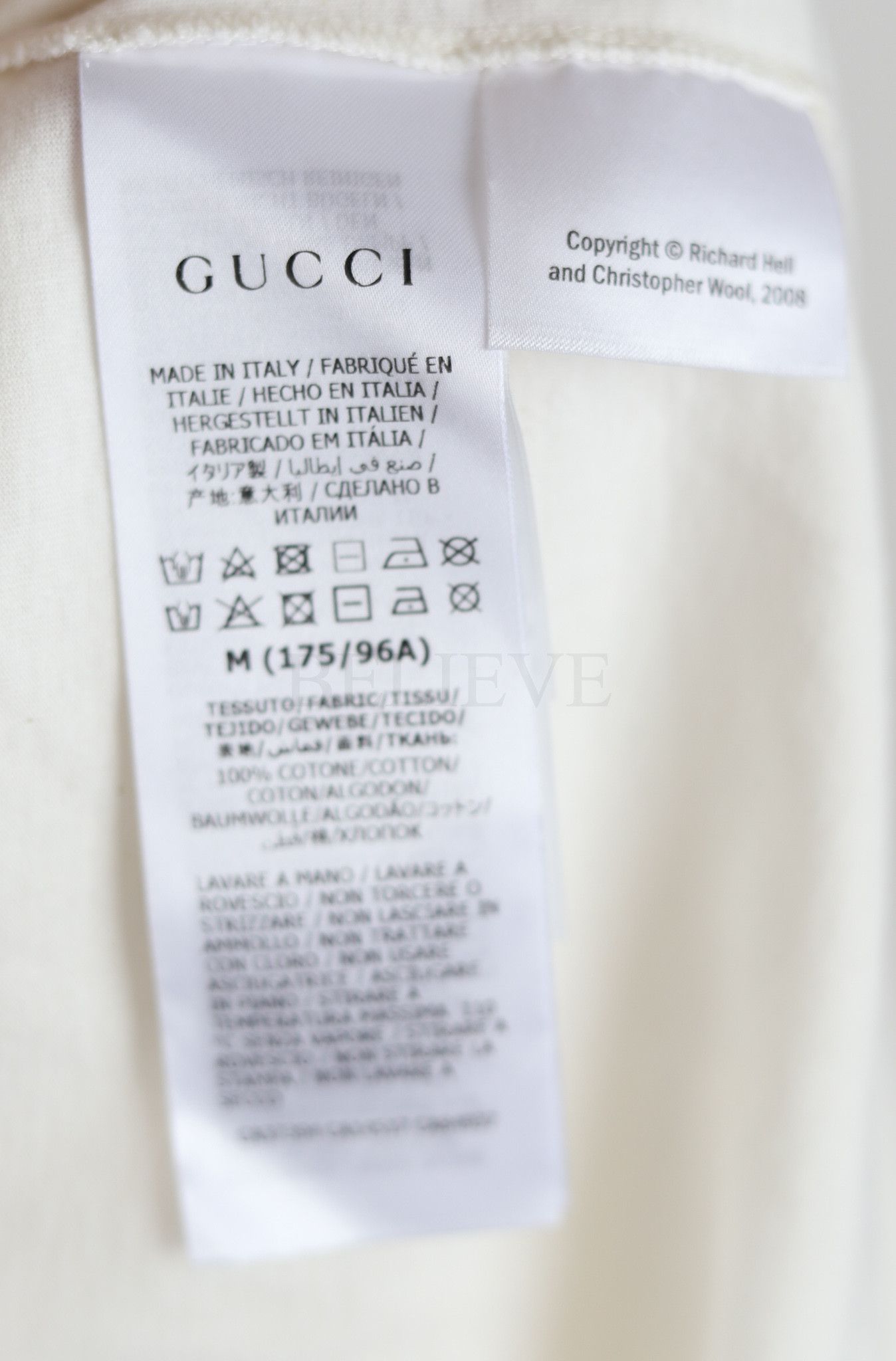 Gucci GUCCI T-SHIRT LOGO IMPORTANT VERY RARE 256 Size US M / EU 48-50 / 2 - 6 Thumbnail