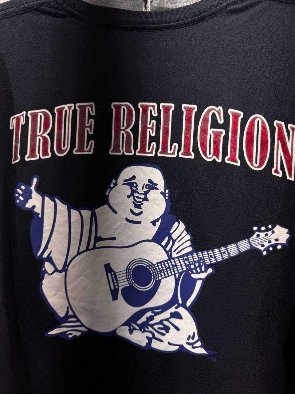 True Religion True Religion Buddha Logo Black T-Shirt Size M Size US M / EU 48-50 / 2 - 9 Thumbnail