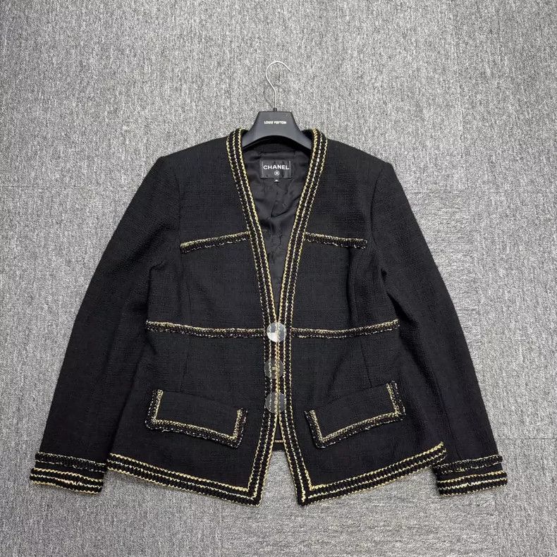 Chanel Chanel Size 50 Metropolitan black gold jacket 2506-Nextarr Size XL / US 12-14 / IT 48-50 - 1 Thumbnail