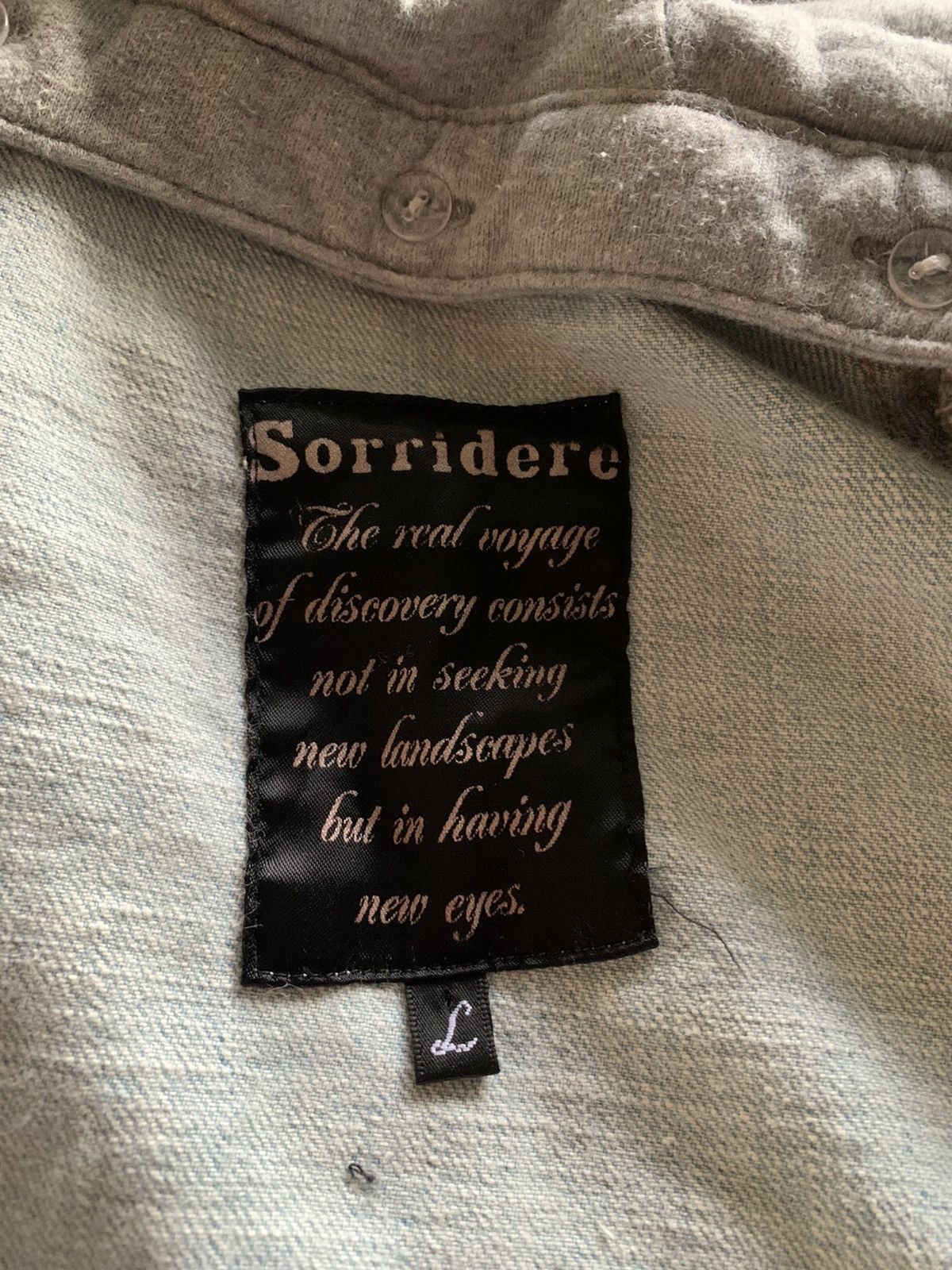 If Six Was Nine sorridere boxy denim biker jacket hooded grunge punk style Size US S / EU 44-46 / 1 - 4 Thumbnail