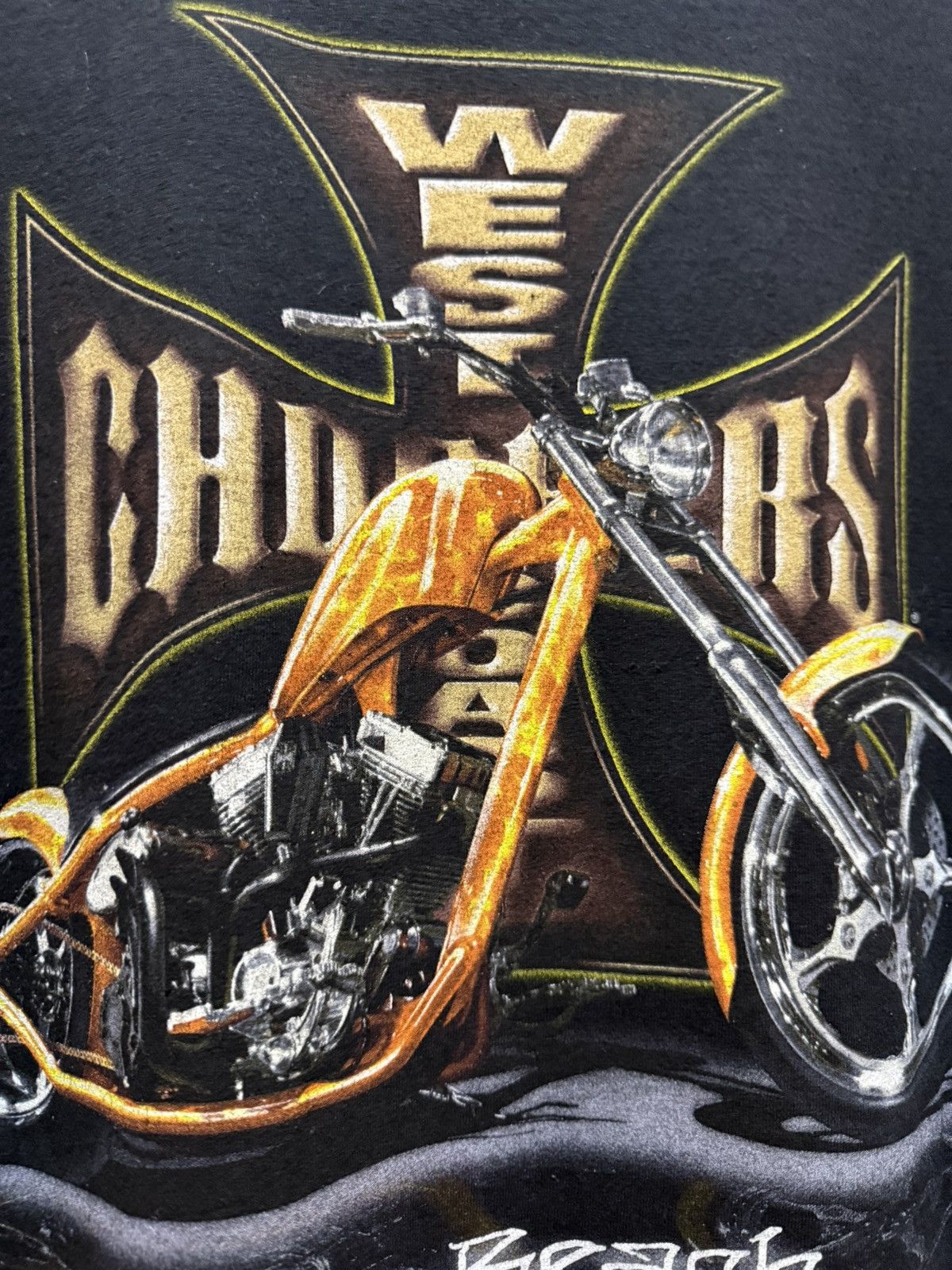 West Coast Choppers Vintage West Cost Chopper Long Beach Long Sleeve Tshirt Size US XL / EU 56 / 4 - 9 Thumbnail