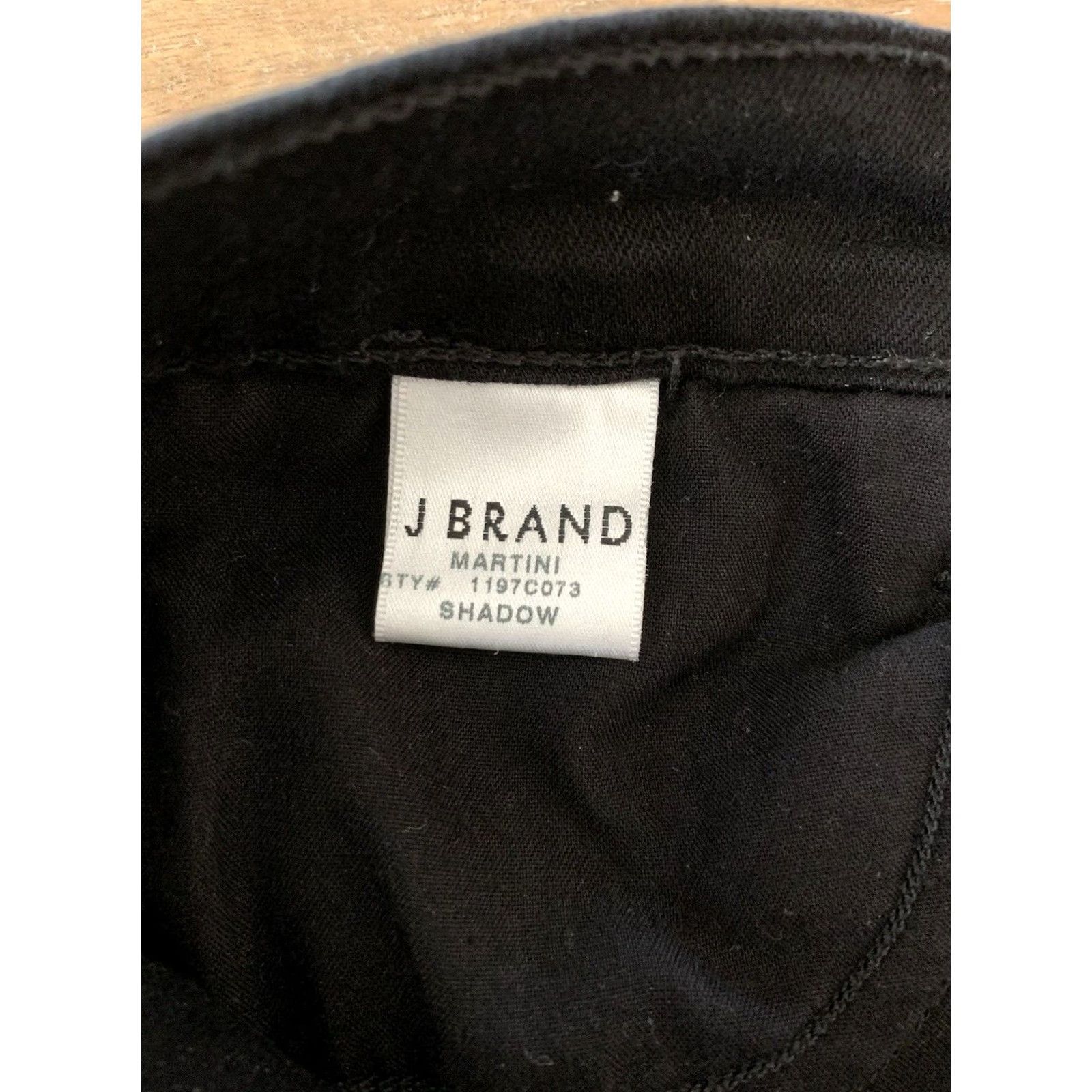 J Brand J Brand Martini Shadow Black Flare Jeans Women's 25 Slim Bootcut Stretch Denim Skinny not applicable Size 26" / US 2 / IT 38 - 4 Thumbnail