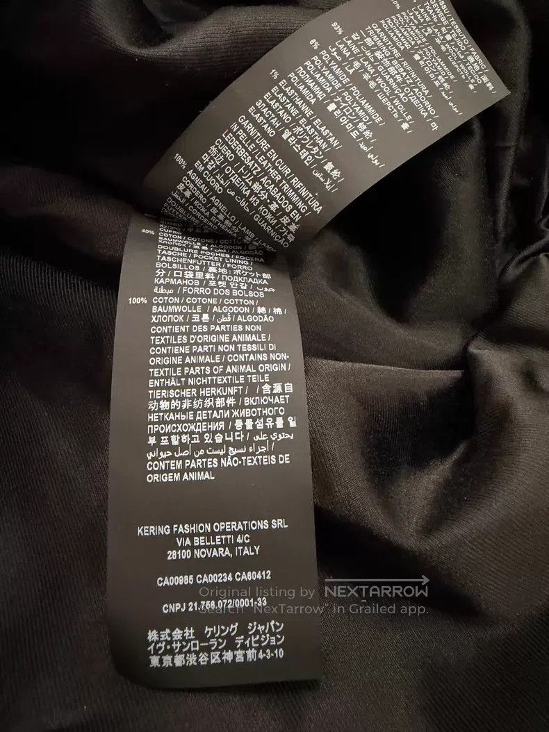 Saint Laurent Paris Saint Laurent Paris Classic Black and White Baseball Jacke Size US M / EU 48-50 / 2 - 5 Thumbnail
