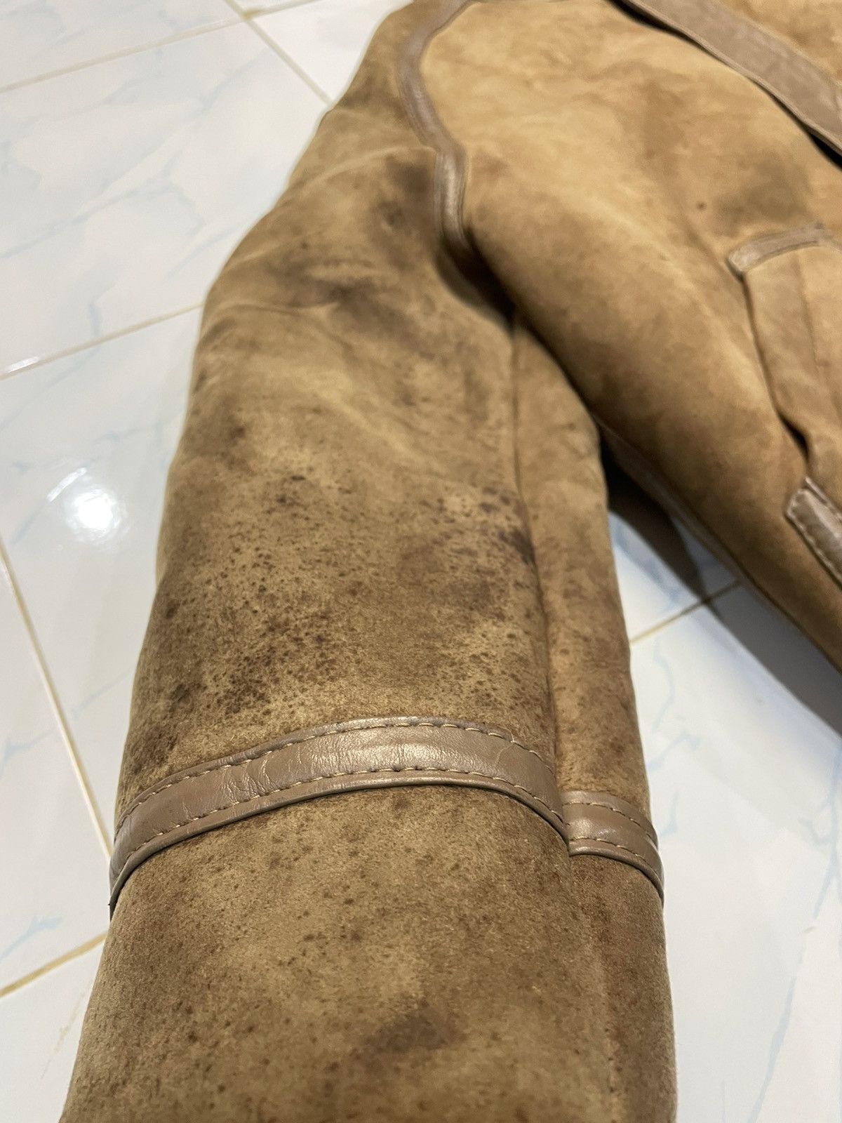 Leather Vintage Leather Shearling Mink Fur Lining Size US M / EU 48-50 / 2 - 6 Thumbnail