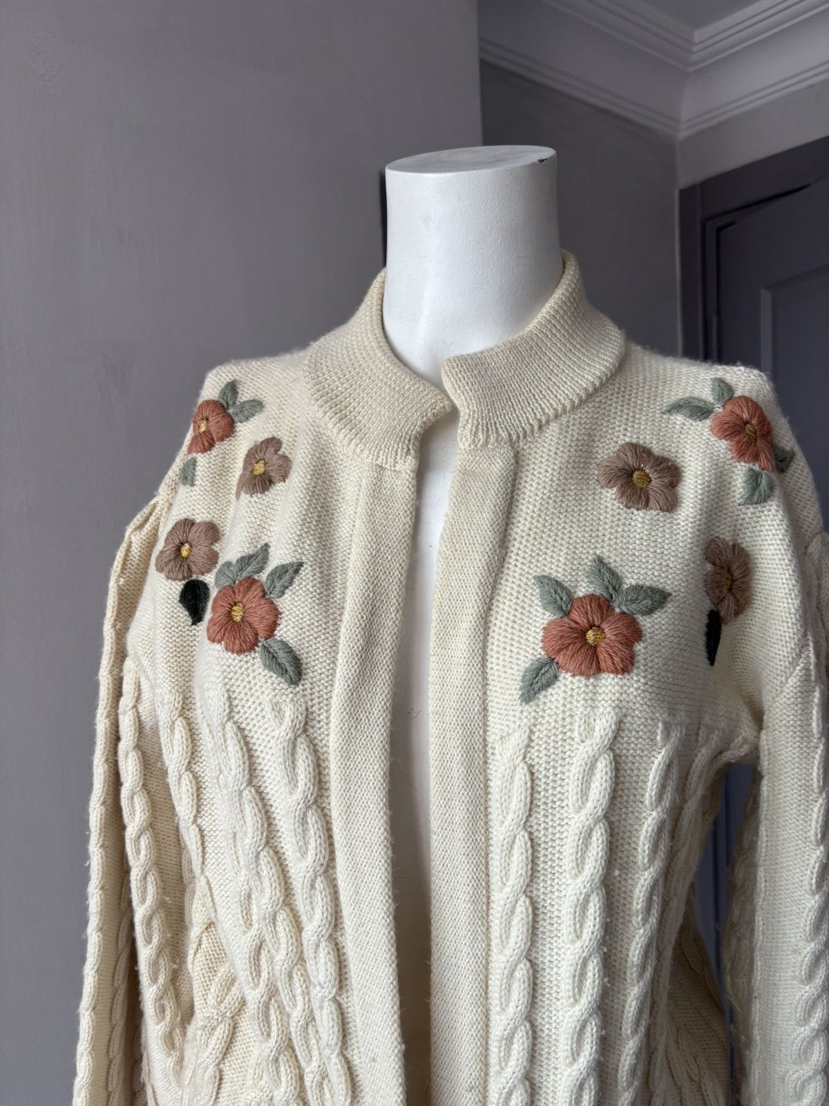Vintage Vintage wool cardigan Size L / US 10 / IT 46 - 12 Thumbnail