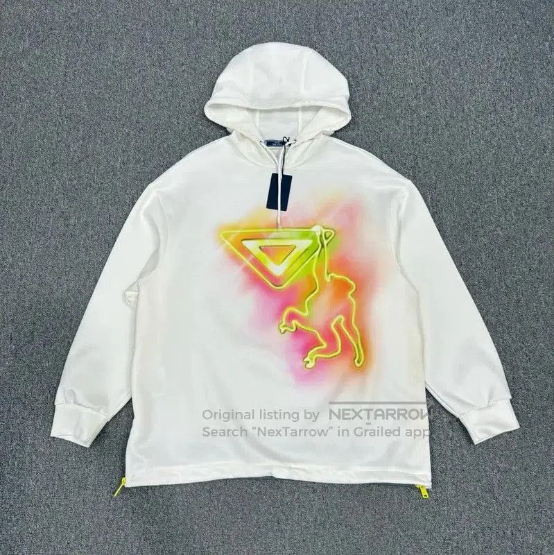 Prada Prada White Cotton Men's Hoodie. Size US XS / EU 42 / 0 - 1 Thumbnail