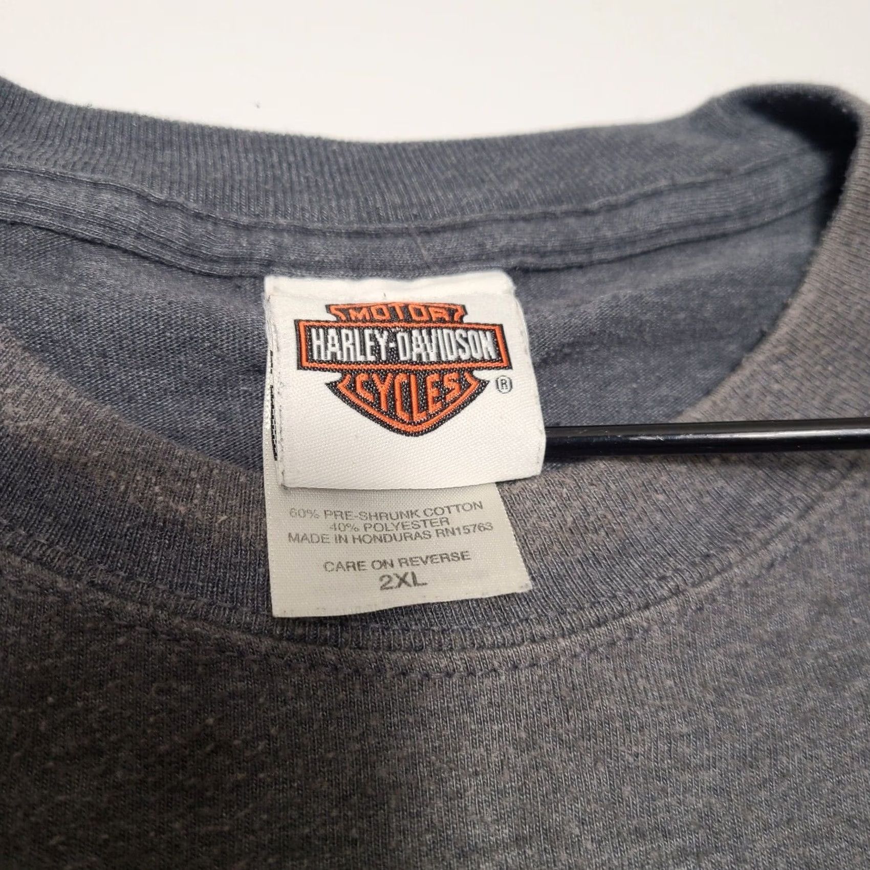 Harley Davidson Harley-Davidson T-Shirt Men's 2XL RoadRunner Motorcycles Beast Within Gray Crew Neck Short Sleeve New York Size US XXL / EU 58 / 5 - 5 Thumbnail
