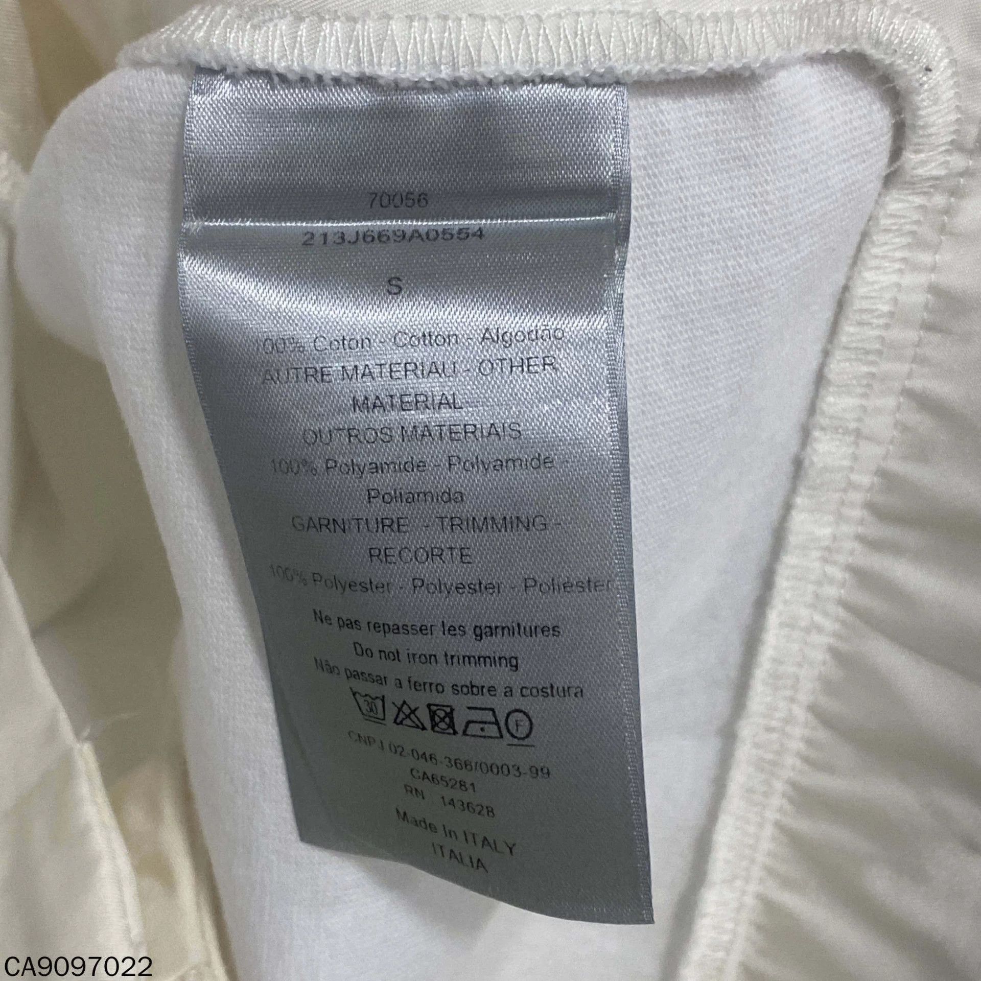 Dior sacai x Dior Short Sleeve T-shirt S 98 New Size S / US 4 / IT 40 - 5 Thumbnail