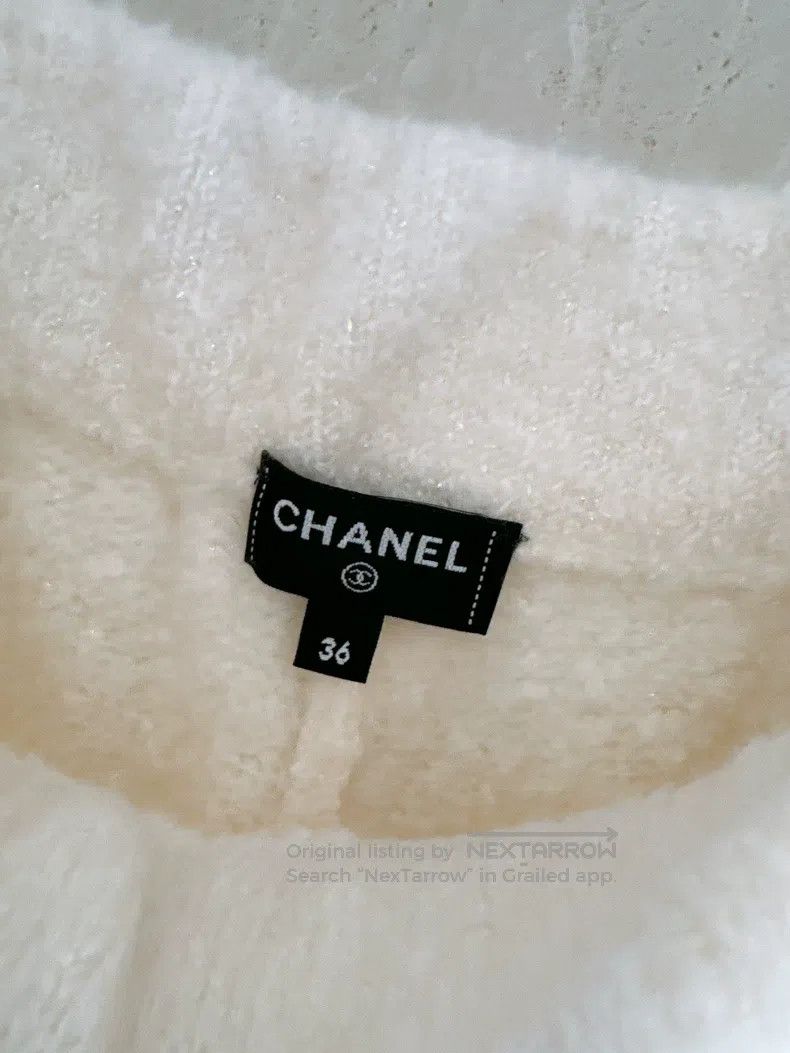 Chanel Chanel 23N Ski Series Beige Diamond Buckle Cashmere Wide-l Size 24" / US 00 / IT 34 - 7 Thumbnail