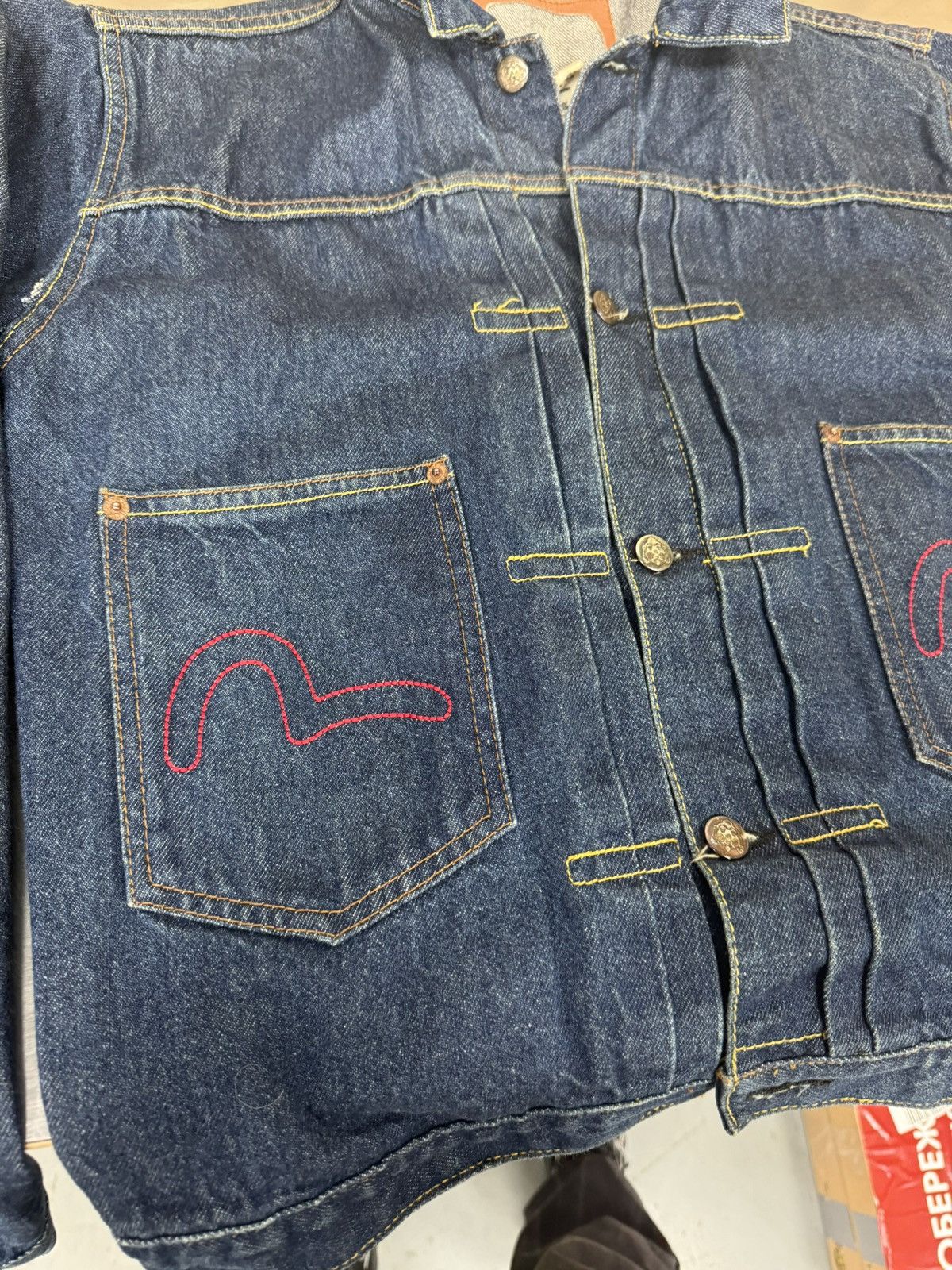 Evisu × Japanese Brand Vintage japanese 90s Evisu Jacket made in Italy Size US M / EU 48-50 / 2 - 9 Thumbnail